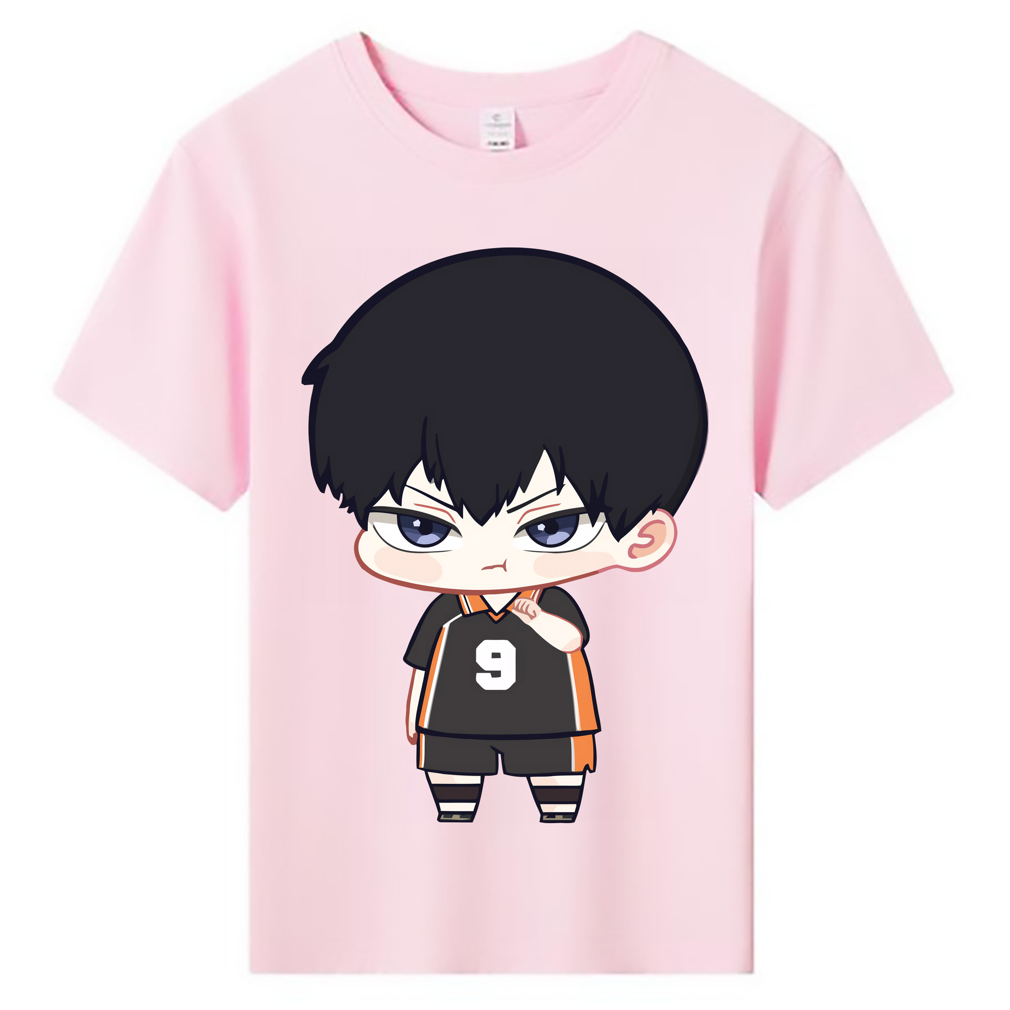 （画像用） ハイキュー!! Haikyu!! 綿100％キッズTシャツ（フロントプリント）