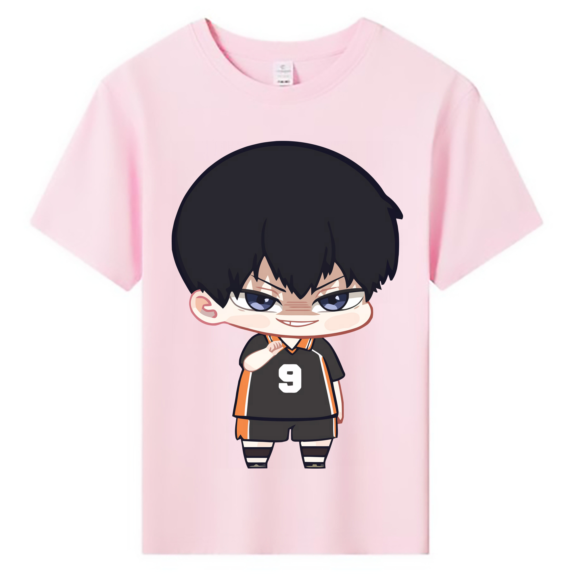 （画像用） ハイキュー!! Haikyu!! 綿100％キッズTシャツ（フロントプリント）