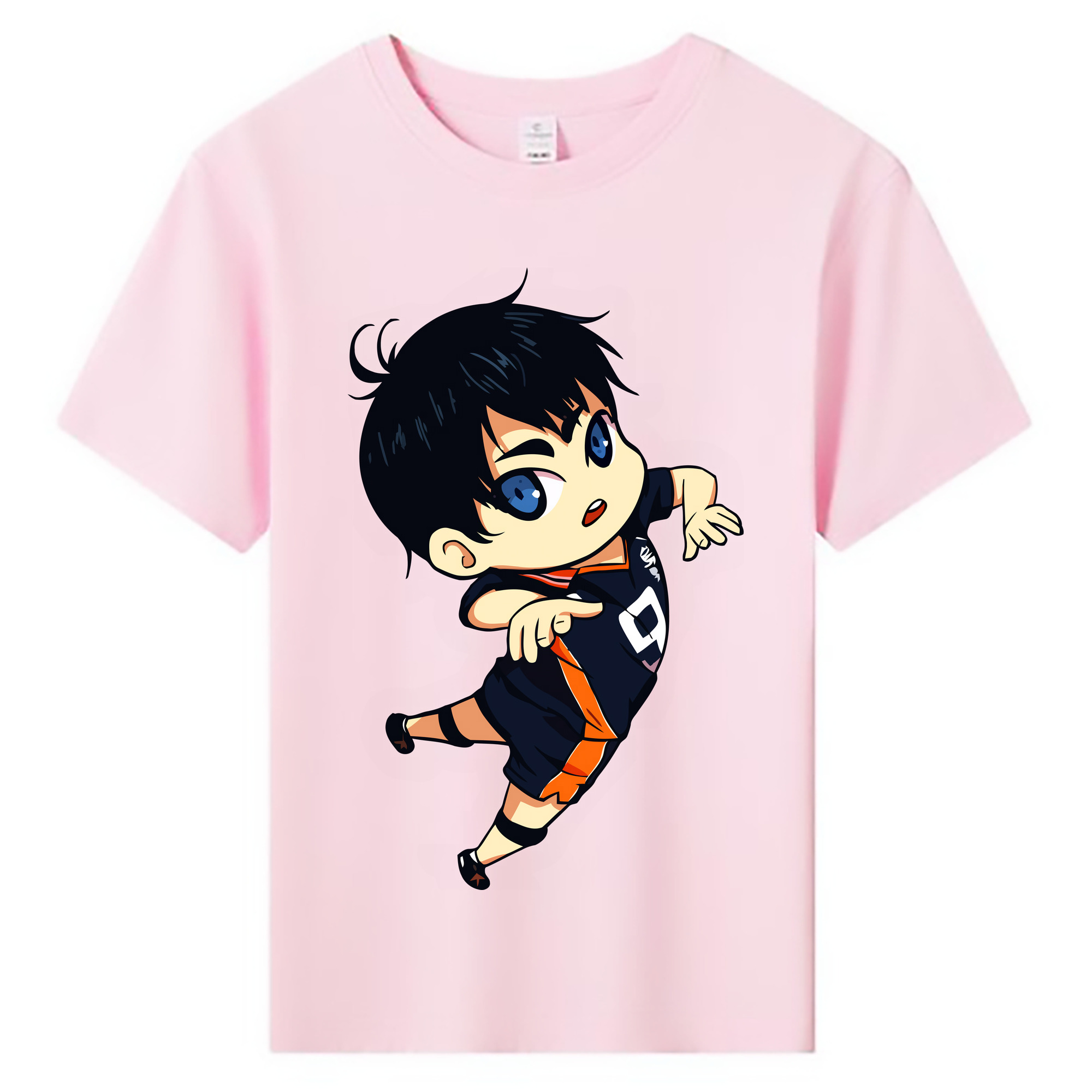 （画像用） ハイキュー!! Haikyu!! 綿100％キッズTシャツ（フロントプリント）