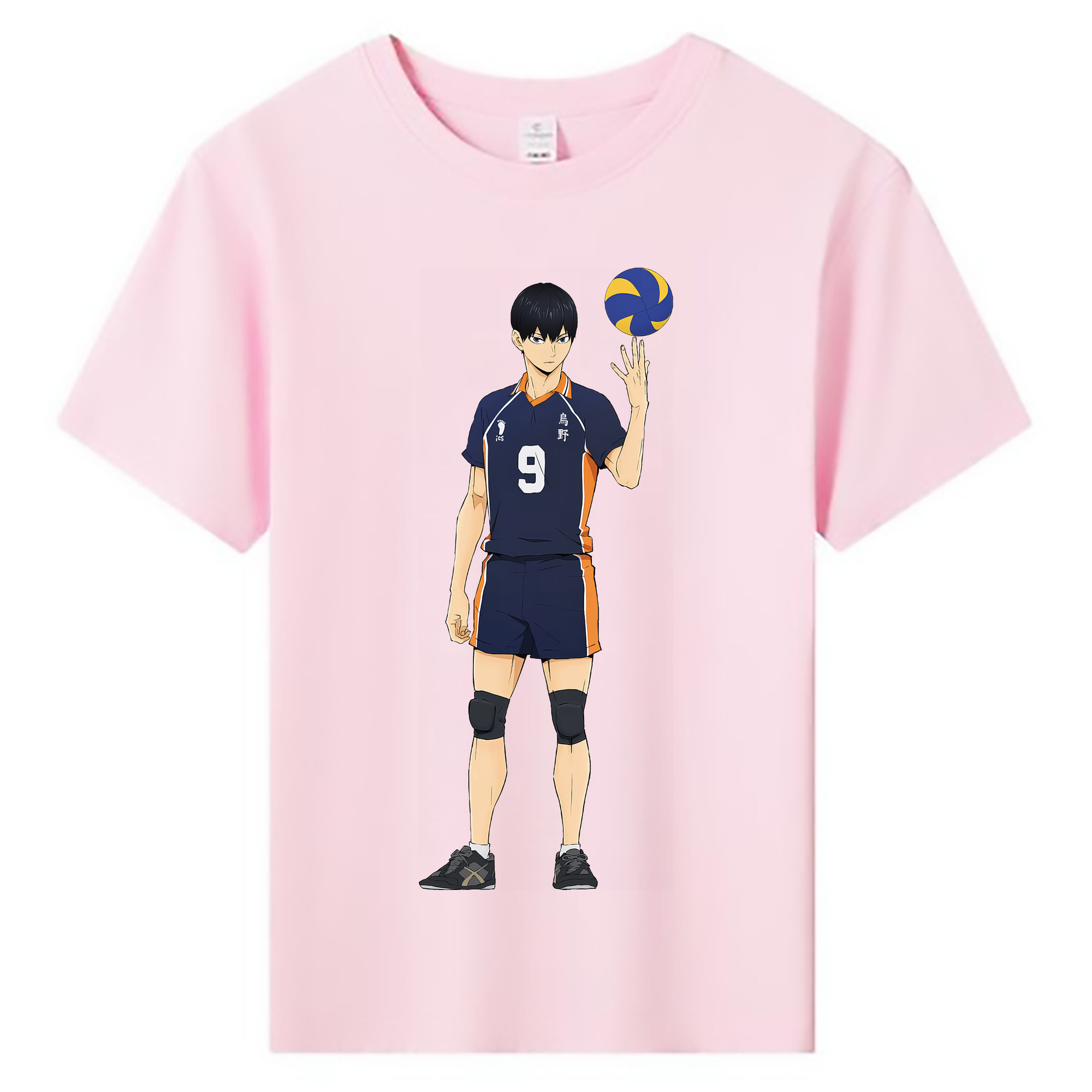 （画像用） ハイキュー!! Haikyu!! 綿100％キッズTシャツ（フロントプリント）