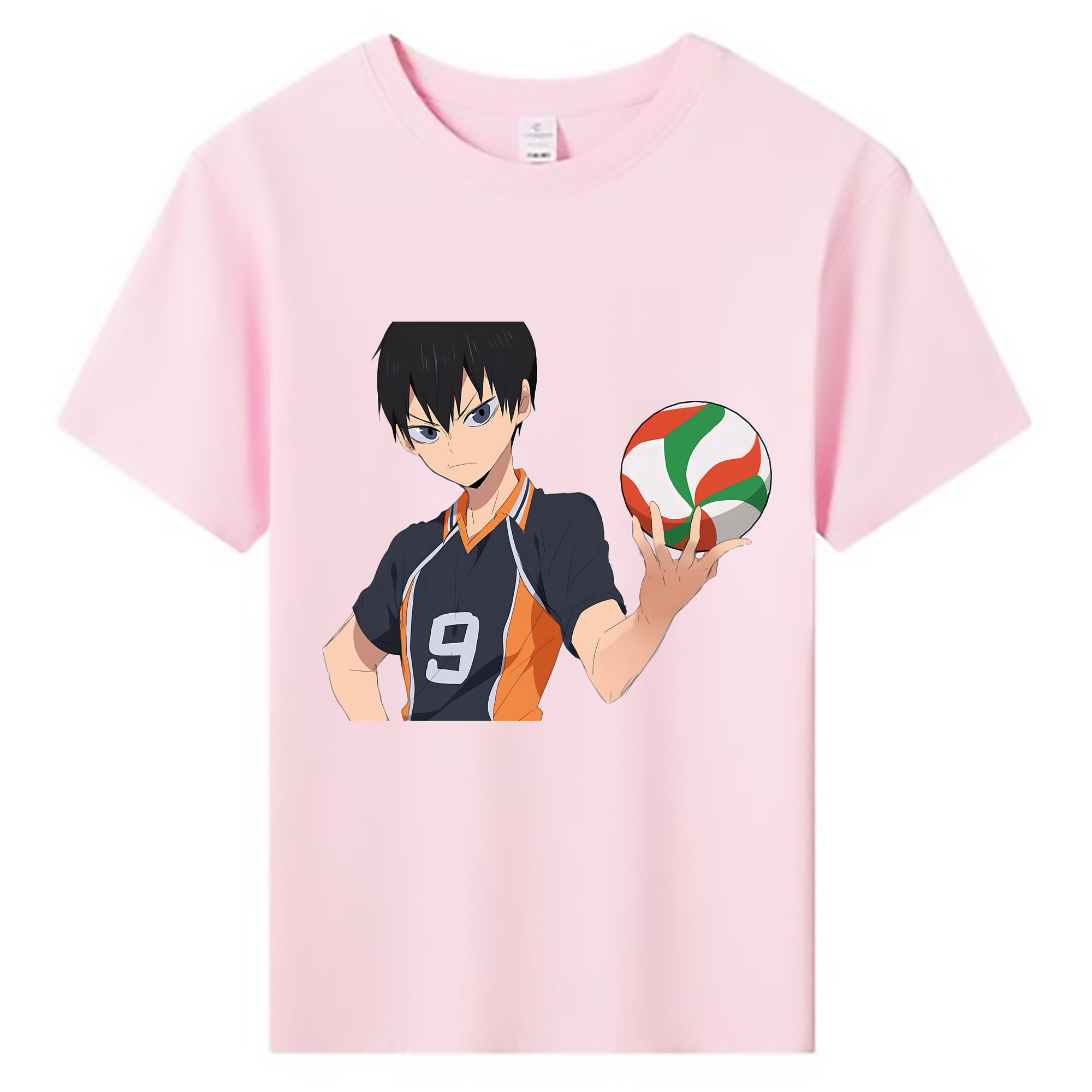 （画像用） ハイキュー!! Haikyu!! 綿100％キッズTシャツ（フロントプリント）