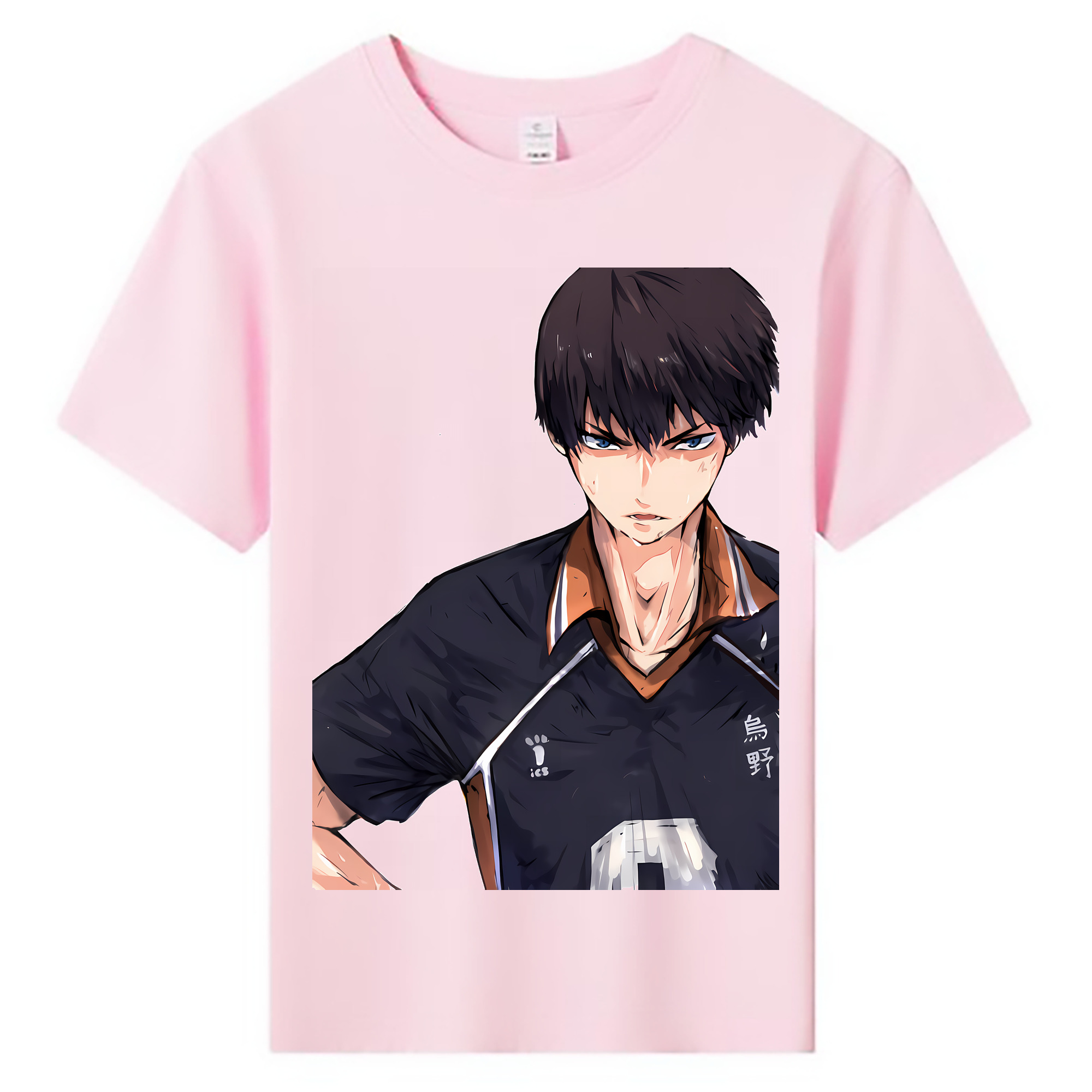 （画像用） ハイキュー!! Haikyu!! 綿100％キッズTシャツ（フロントプリント）