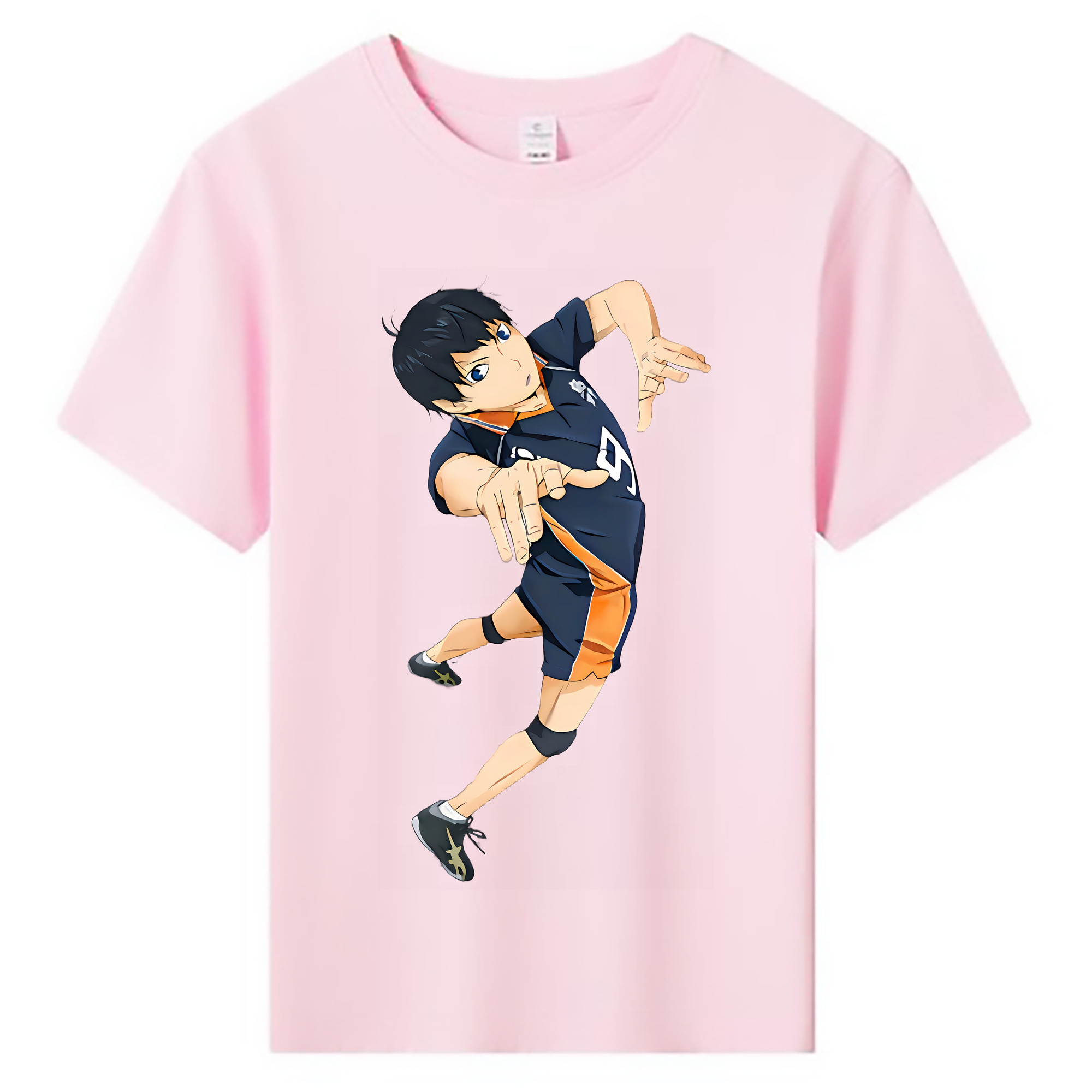 （画像用） ハイキュー!! Haikyu!! 綿100％キッズTシャツ（フロントプリント）