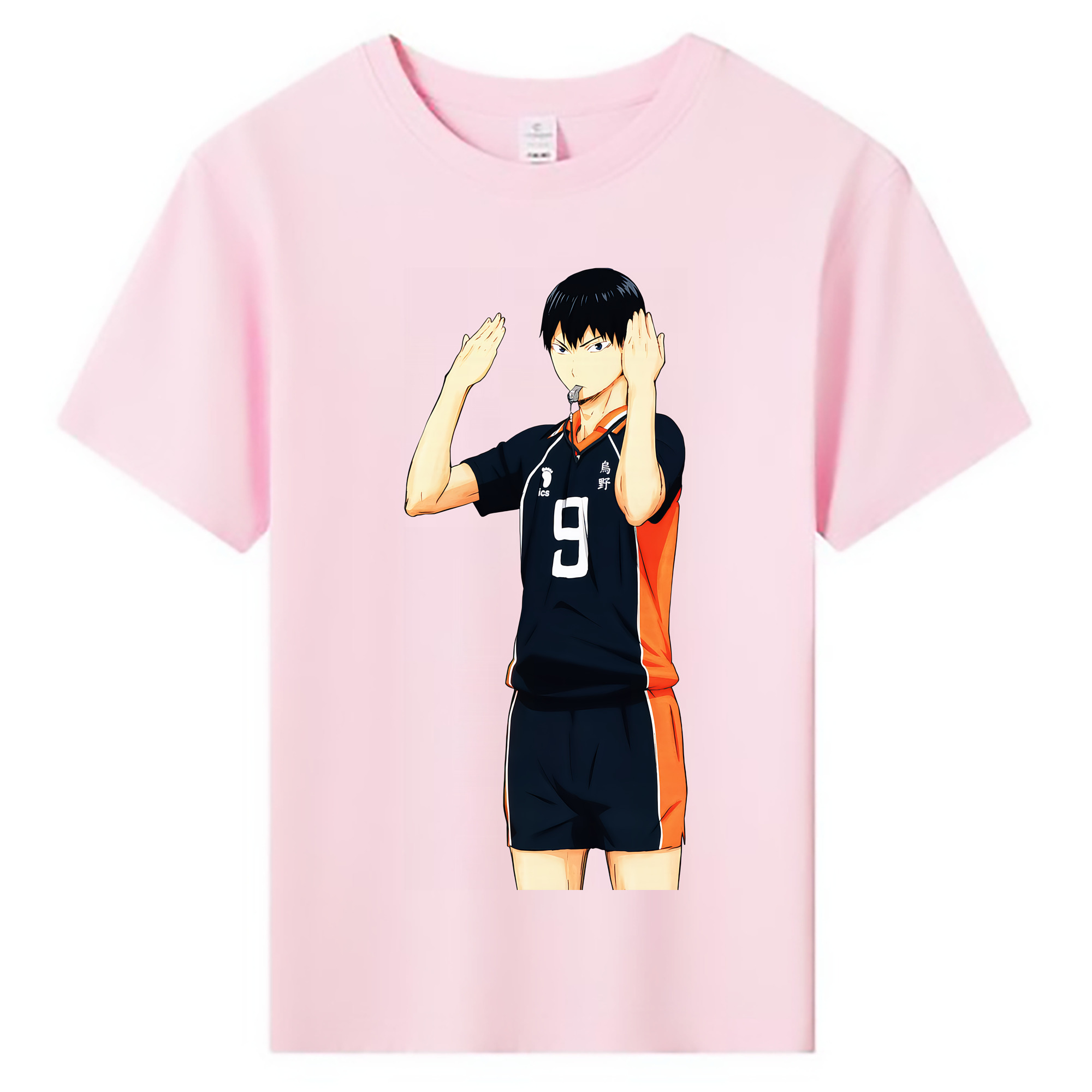 （画像用） ハイキュー!! Haikyu!! 綿100％キッズTシャツ（フロントプリント）