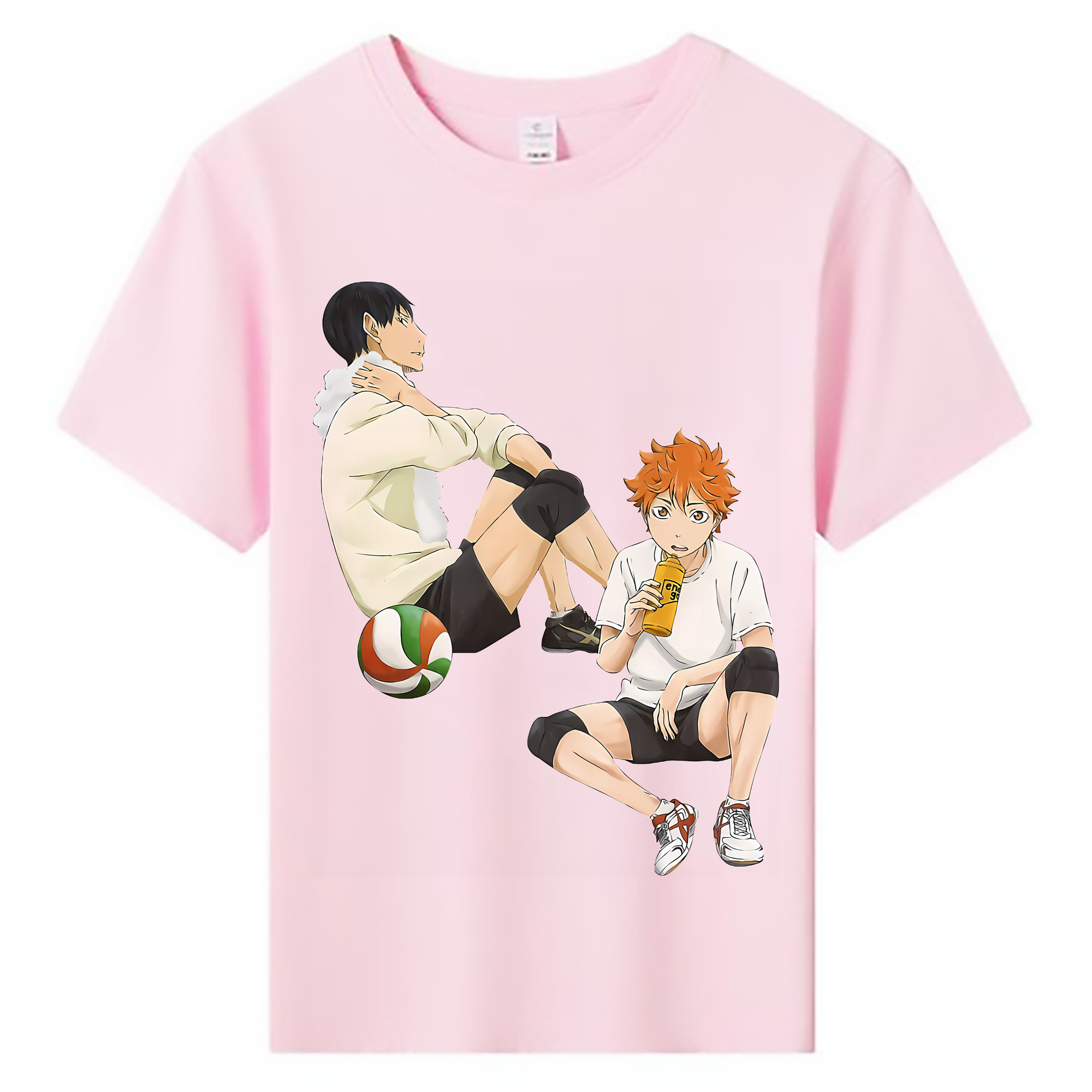 （画像用） ハイキュー!! Haikyu!! 綿100％キッズTシャツ（フロントプリント）