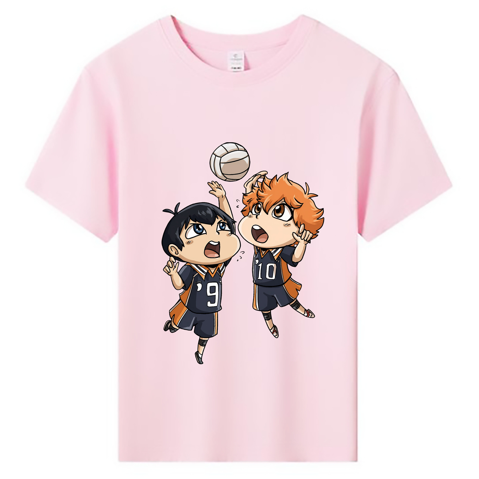 （画像用） ハイキュー!! Haikyu!! 綿100％キッズTシャツ（フロントプリント）