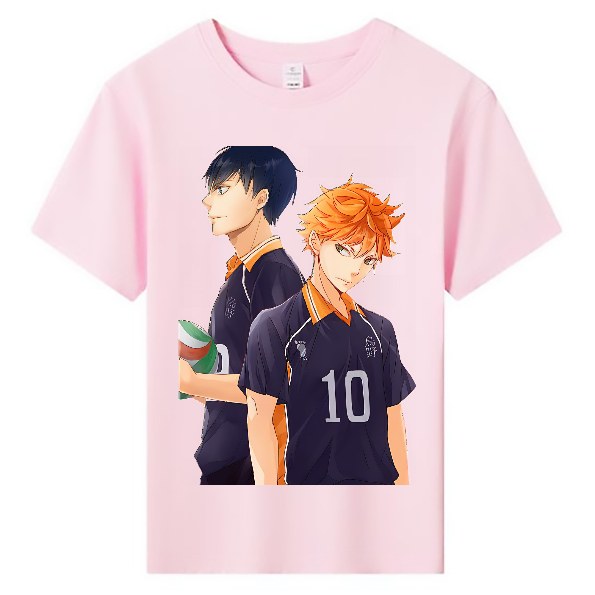 （画像用） ハイキュー!! Haikyu!! 綿100％キッズTシャツ（フロントプリント）