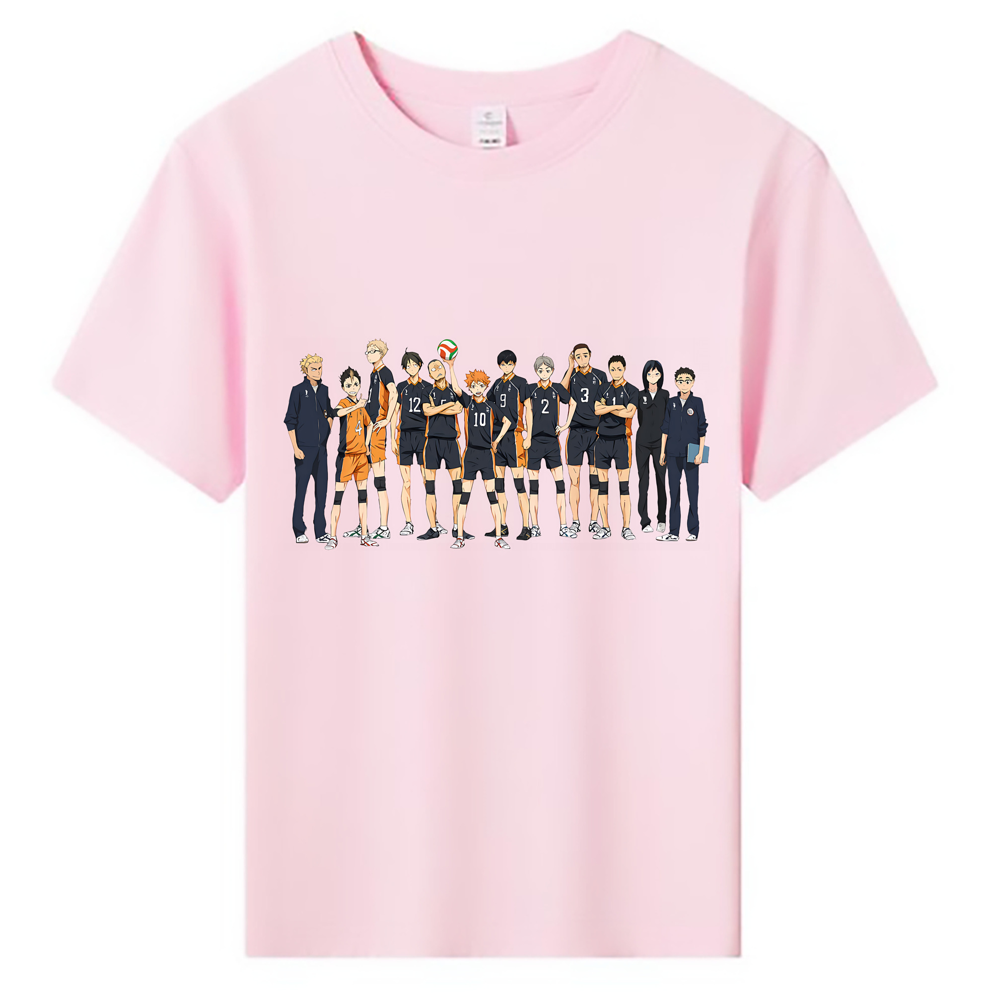 （画像用） ハイキュー!! Haikyu!! 綿100％キッズTシャツ（フロントプリント）