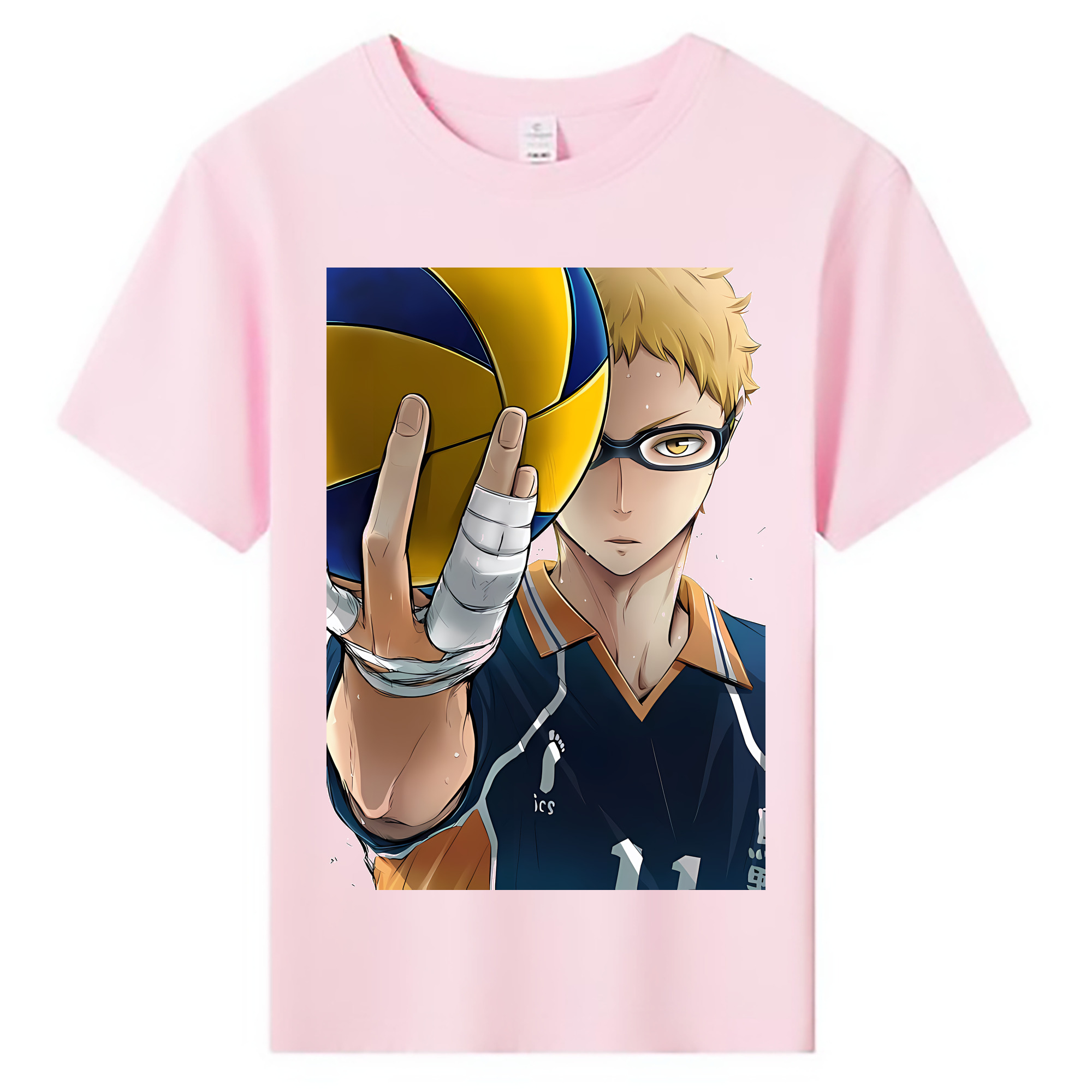 （画像用） ハイキュー!! Haikyu!! 綿100％キッズTシャツ（フロントプリント）