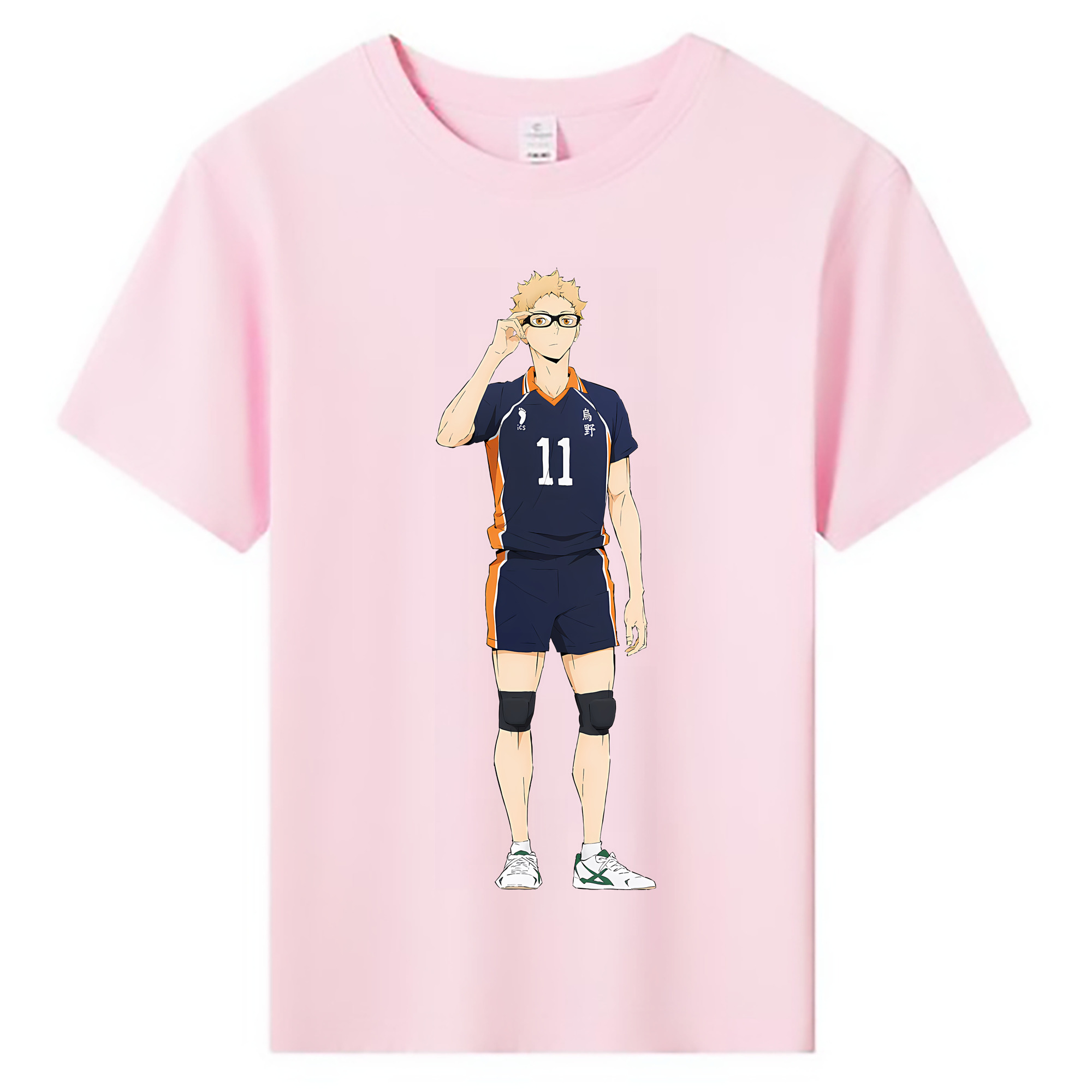 （画像用） ハイキュー!! Haikyu!! 綿100％キッズTシャツ（フロントプリント）