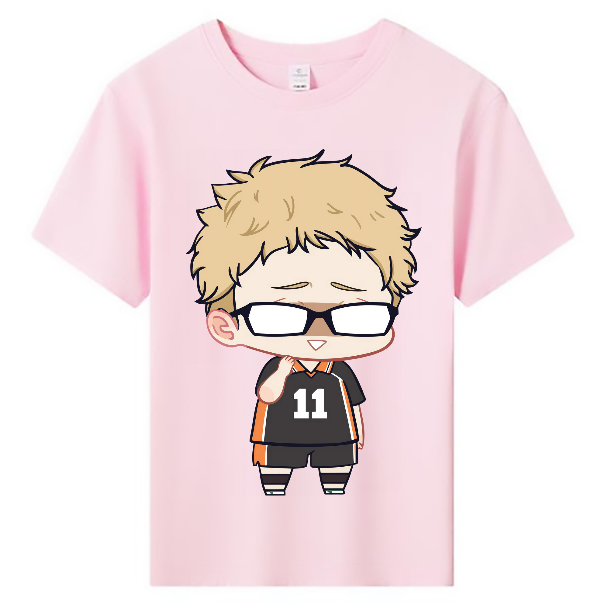 （画像用） ハイキュー!! Haikyu!! 綿100％キッズTシャツ（フロントプリント）
