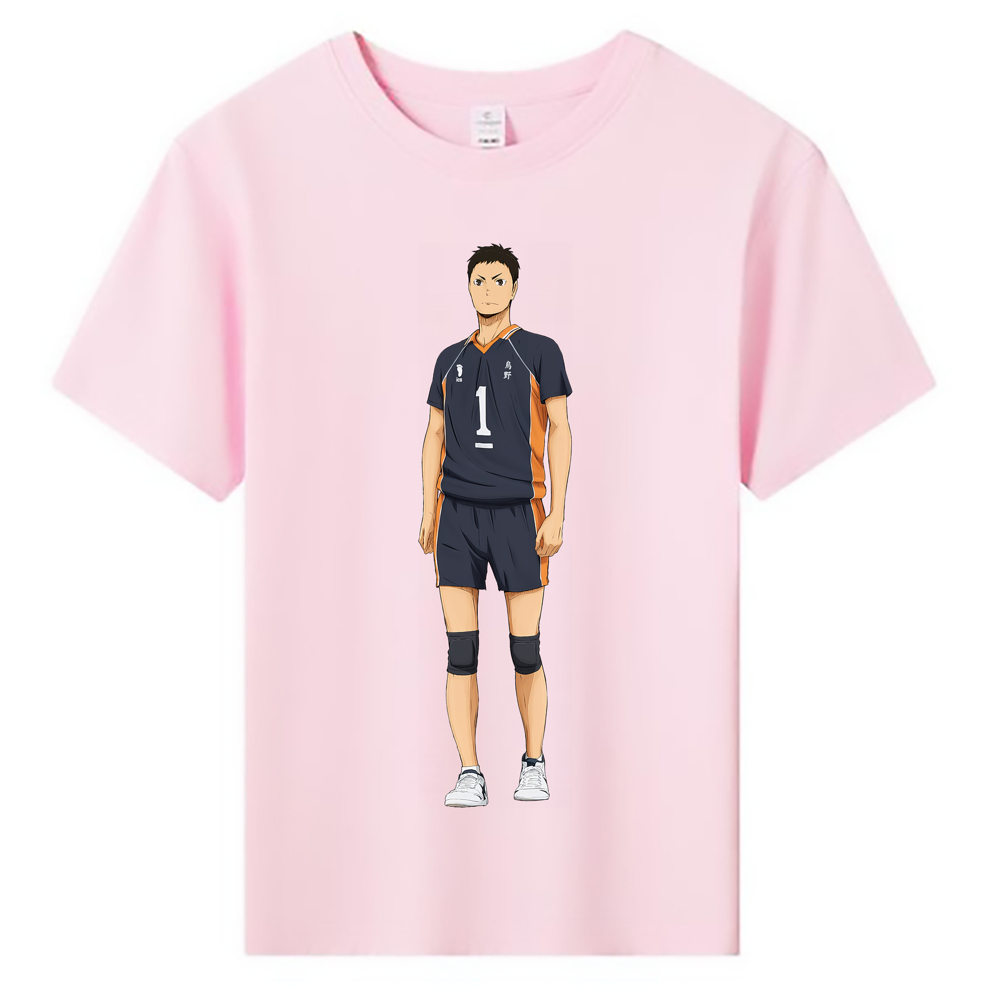 （画像用） ハイキュー!! Haikyu!! 綿100％キッズTシャツ（フロントプリント）