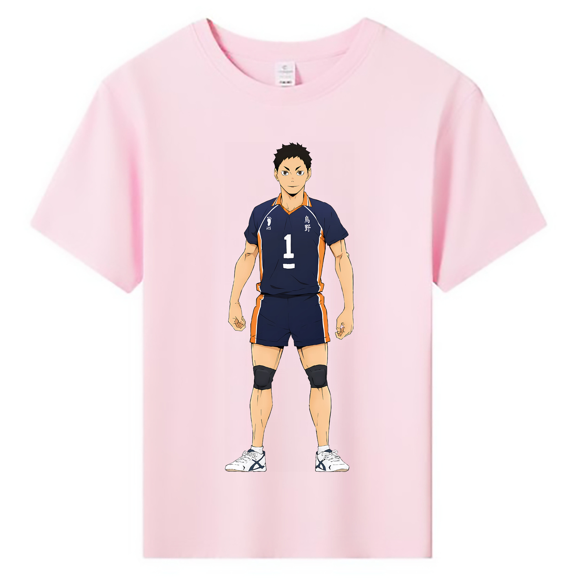 （画像用） ハイキュー!! Haikyu!! 綿100％キッズTシャツ（フロントプリント）