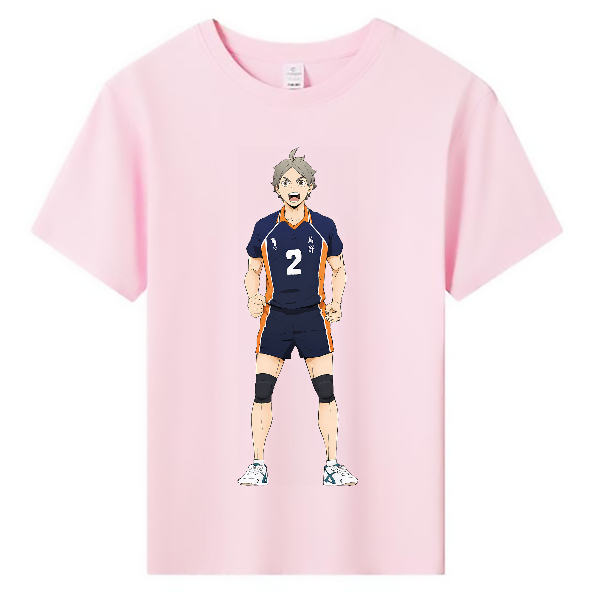 （画像用） ハイキュー!! Haikyu!! 綿100％キッズTシャツ（フロントプリント）