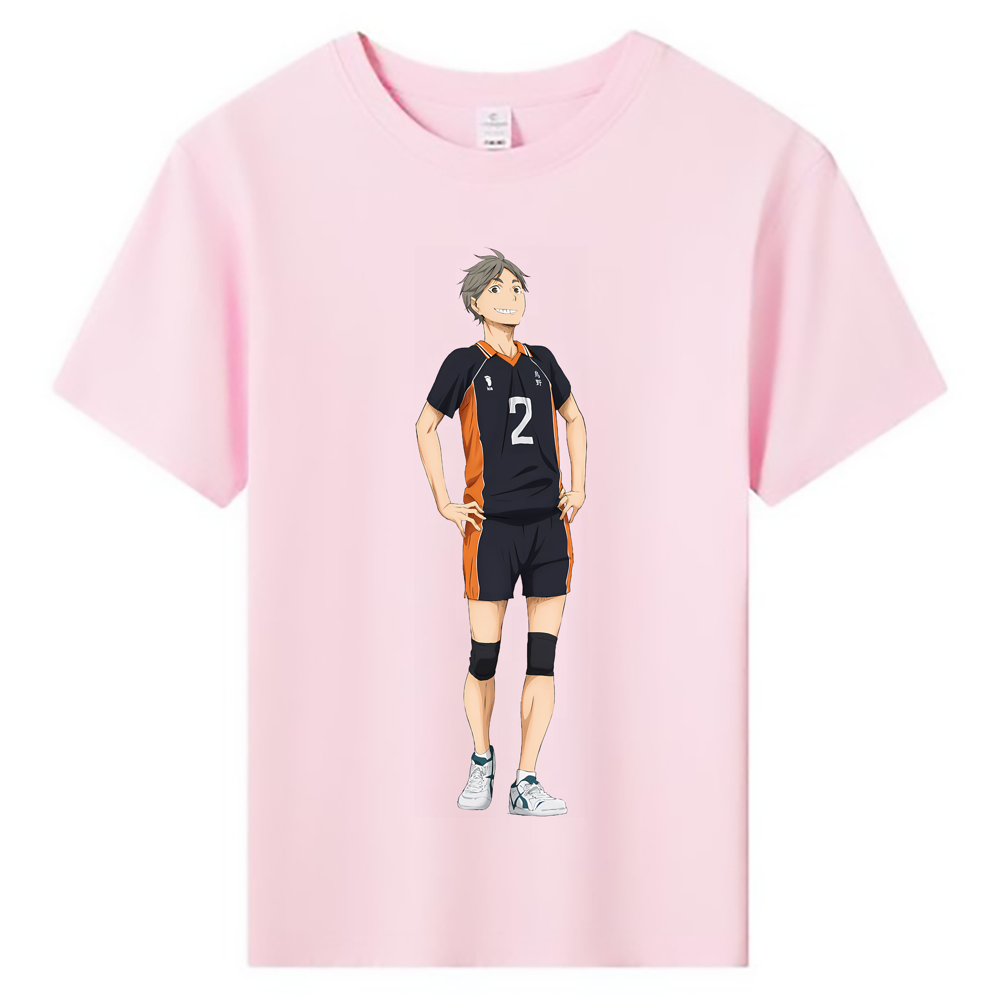 （画像用） ハイキュー!! Haikyu!! 綿100％キッズTシャツ（フロントプリント）