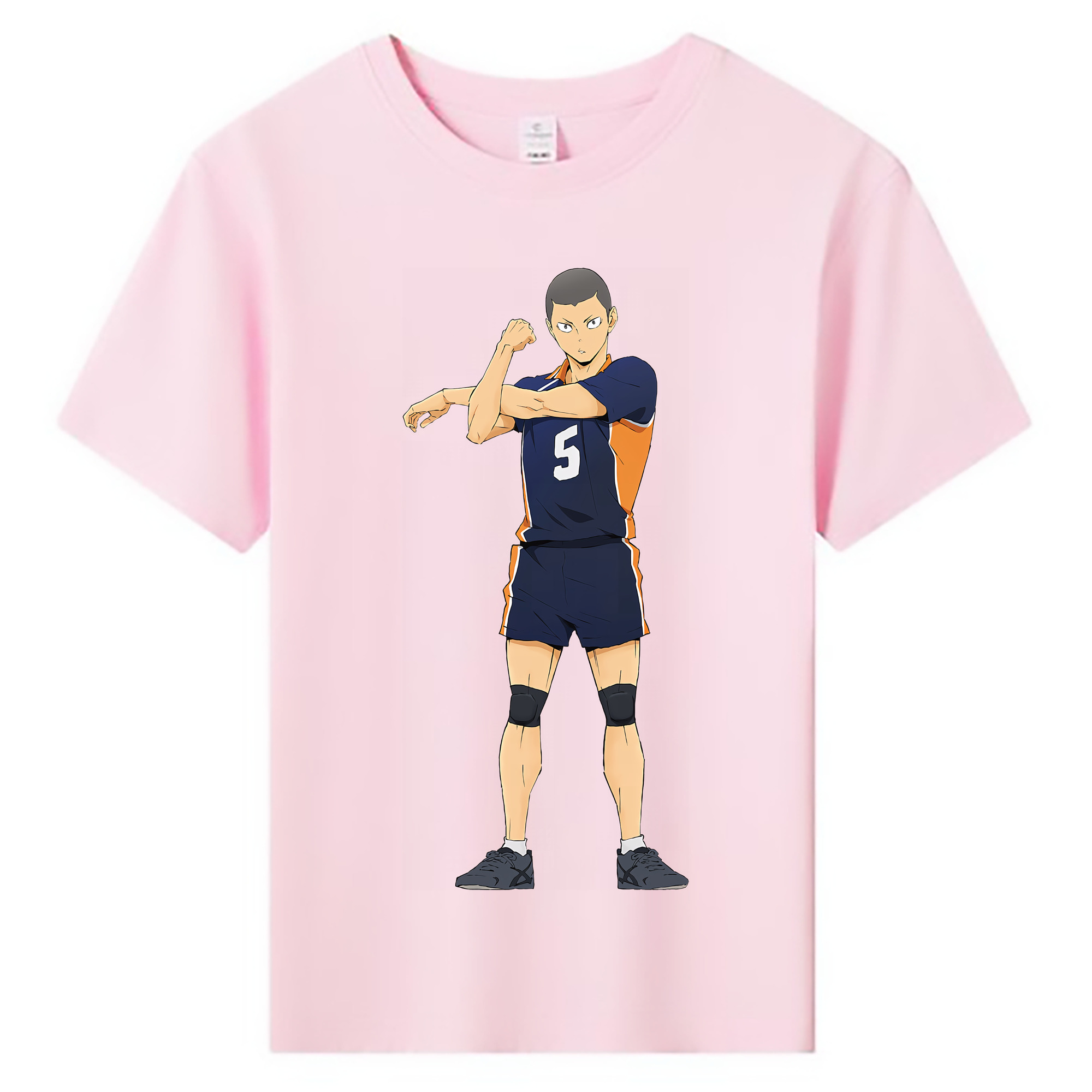 （画像用） ハイキュー!! Haikyu!! 綿100％キッズTシャツ（フロントプリント）