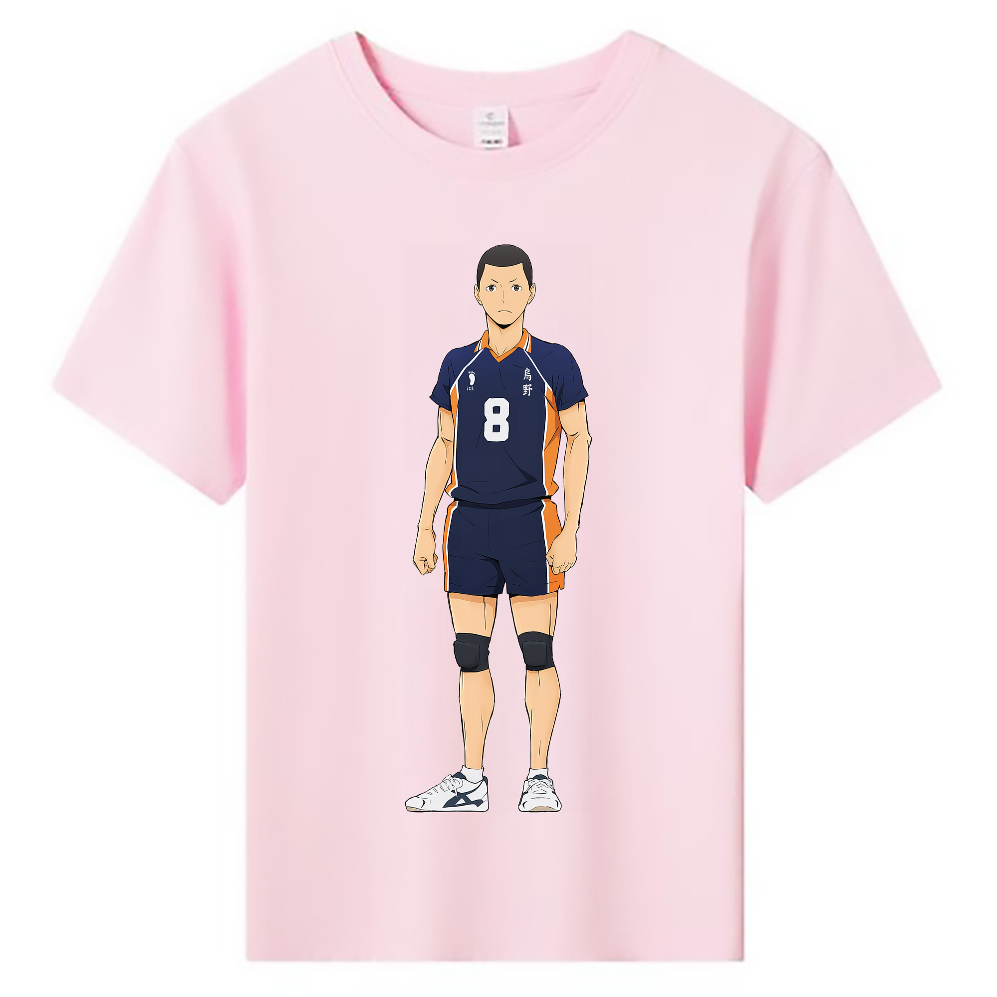 （画像用） ハイキュー!! Haikyu!! 綿100％キッズTシャツ（フロントプリント）