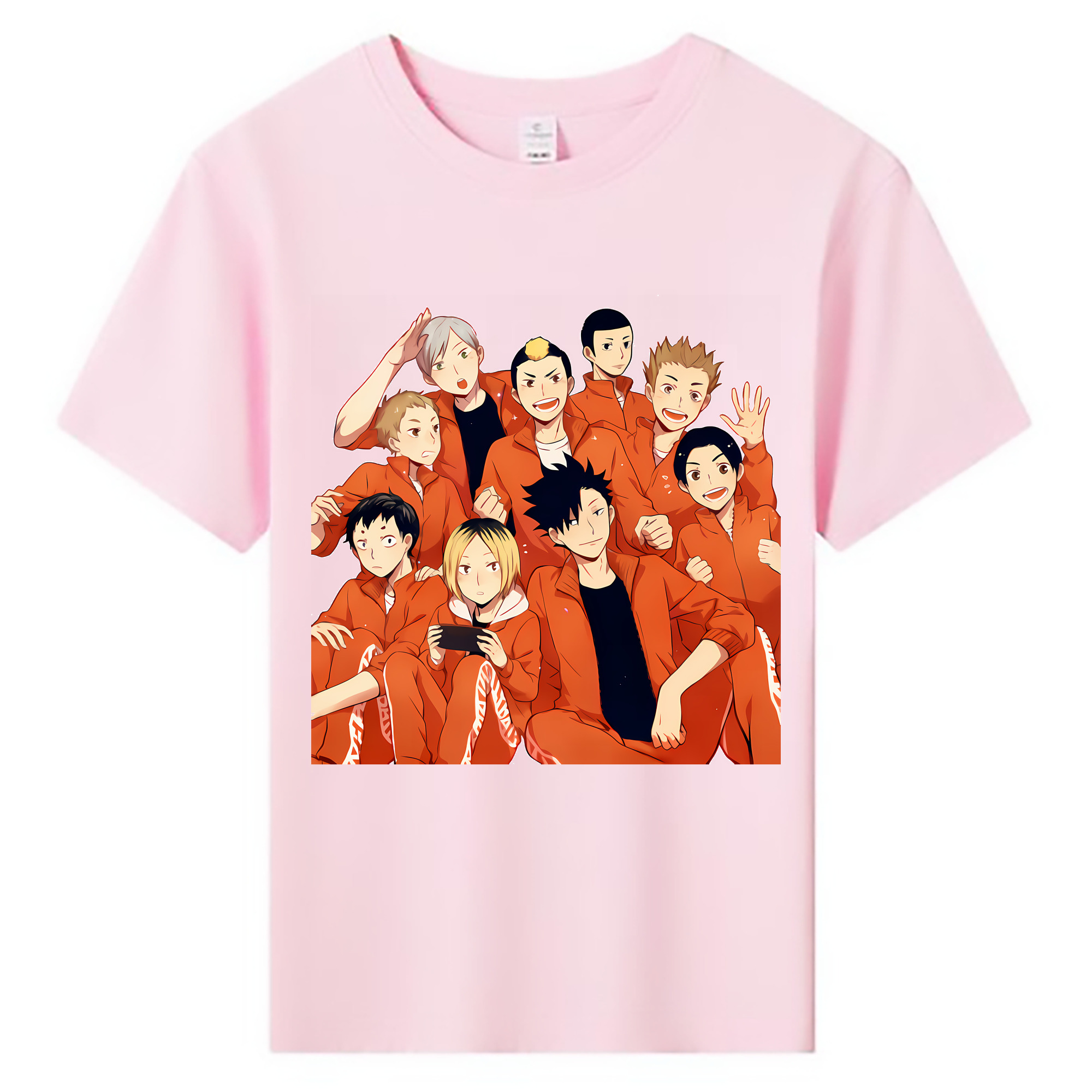 （画像用） ハイキュー!! Haikyu!! 綿100％キッズTシャツ（フロントプリント）