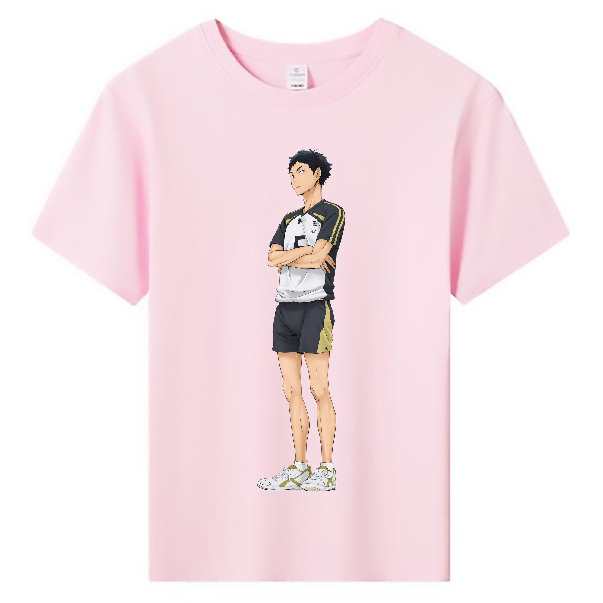 （画像用） ハイキュー!! Haikyu!! 綿100％キッズTシャツ（フロントプリント）