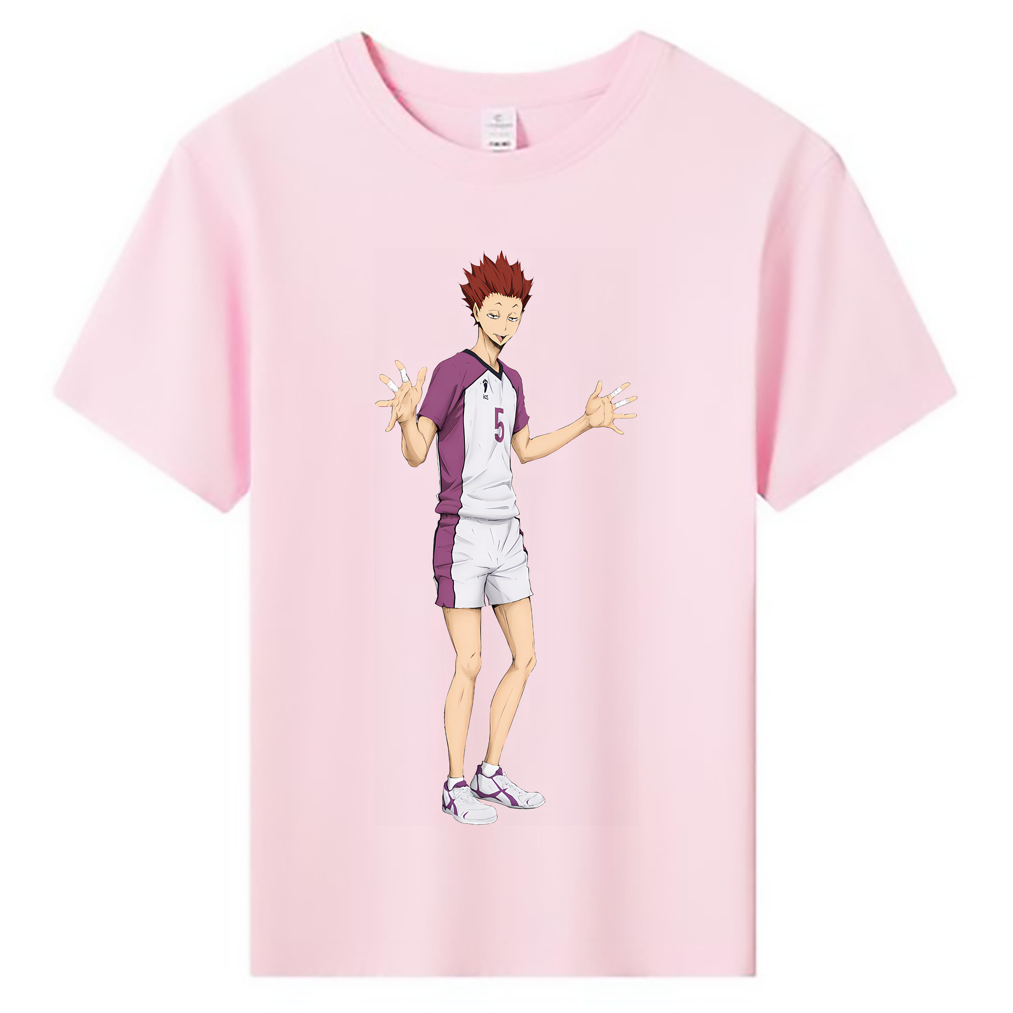 （画像用） ハイキュー!! Haikyu!! 綿100％キッズTシャツ（フロントプリント）