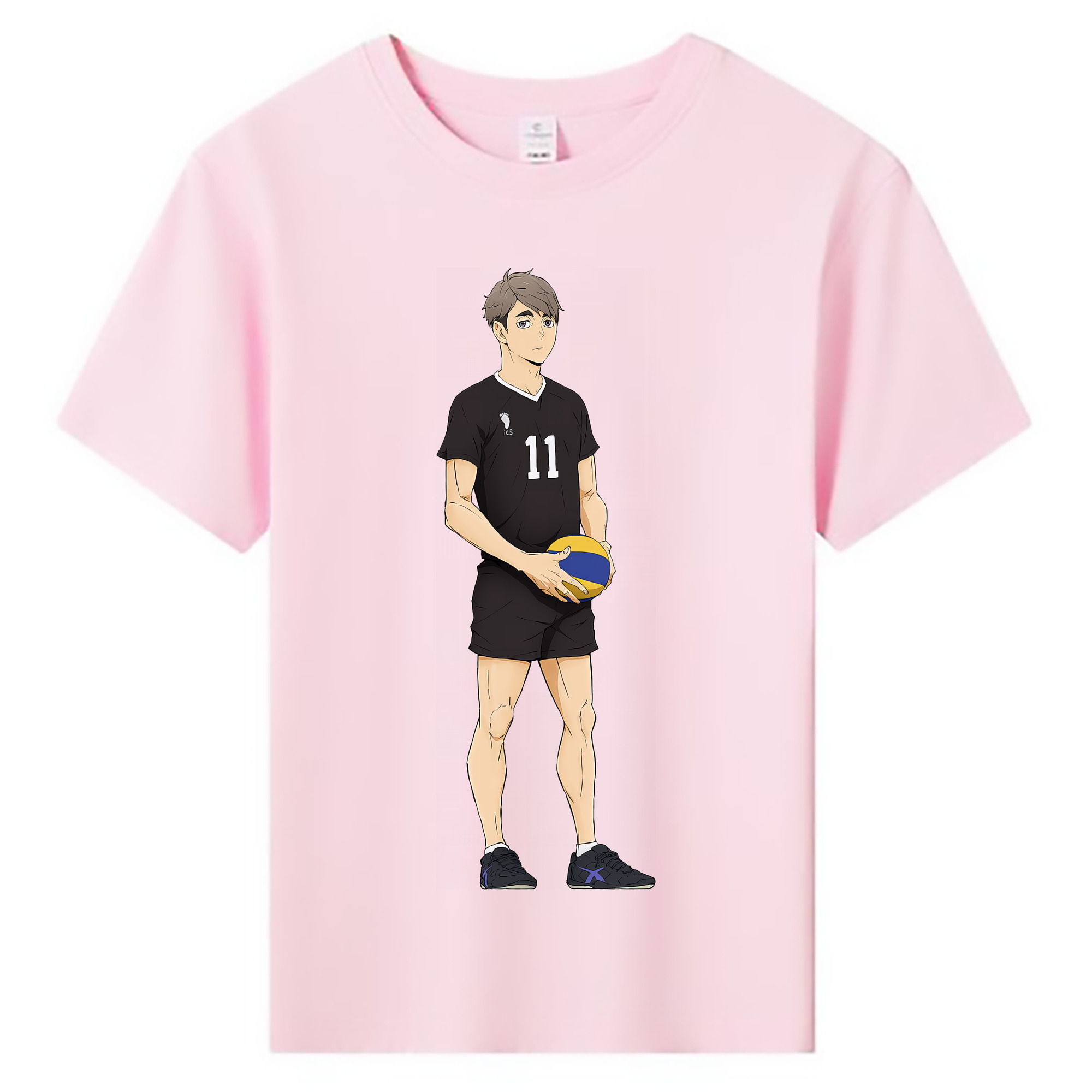 （画像用） ハイキュー!! Haikyu!! 綿100％キッズTシャツ（フロントプリント）