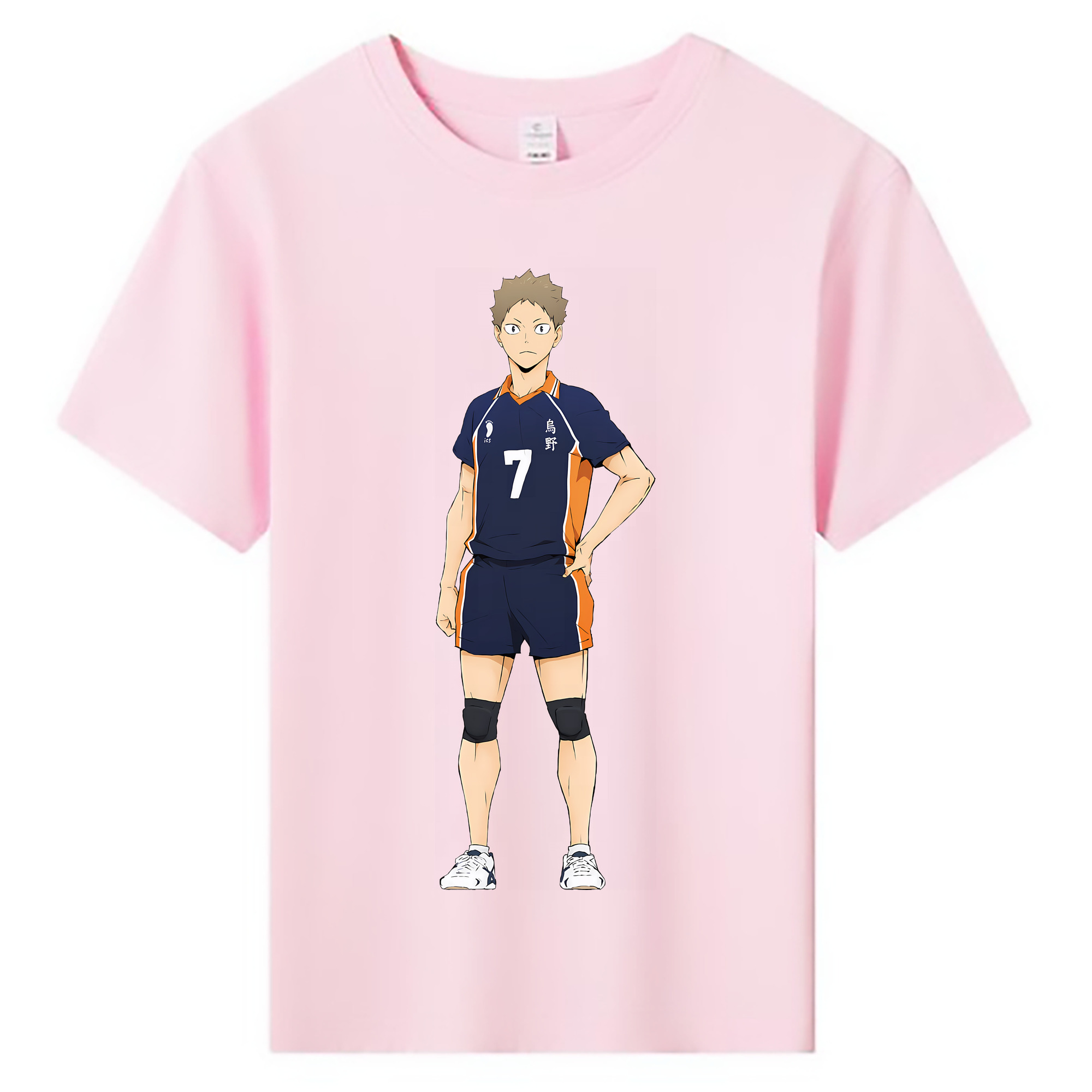 （画像用） ハイキュー!! Haikyu!! 綿100％キッズTシャツ（フロントプリント）