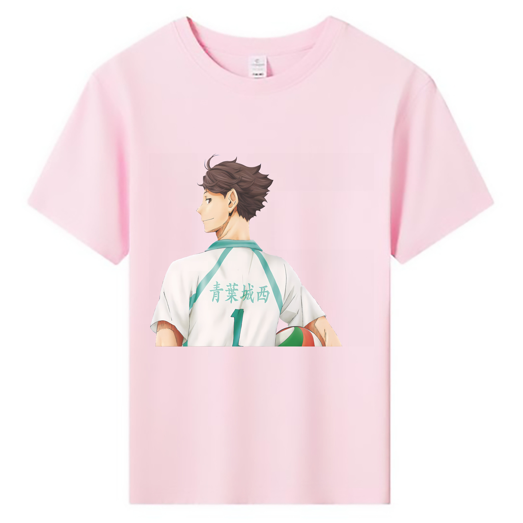 （画像用） ハイキュー!! Haikyu!! 綿100％キッズTシャツ（フロントプリント）
