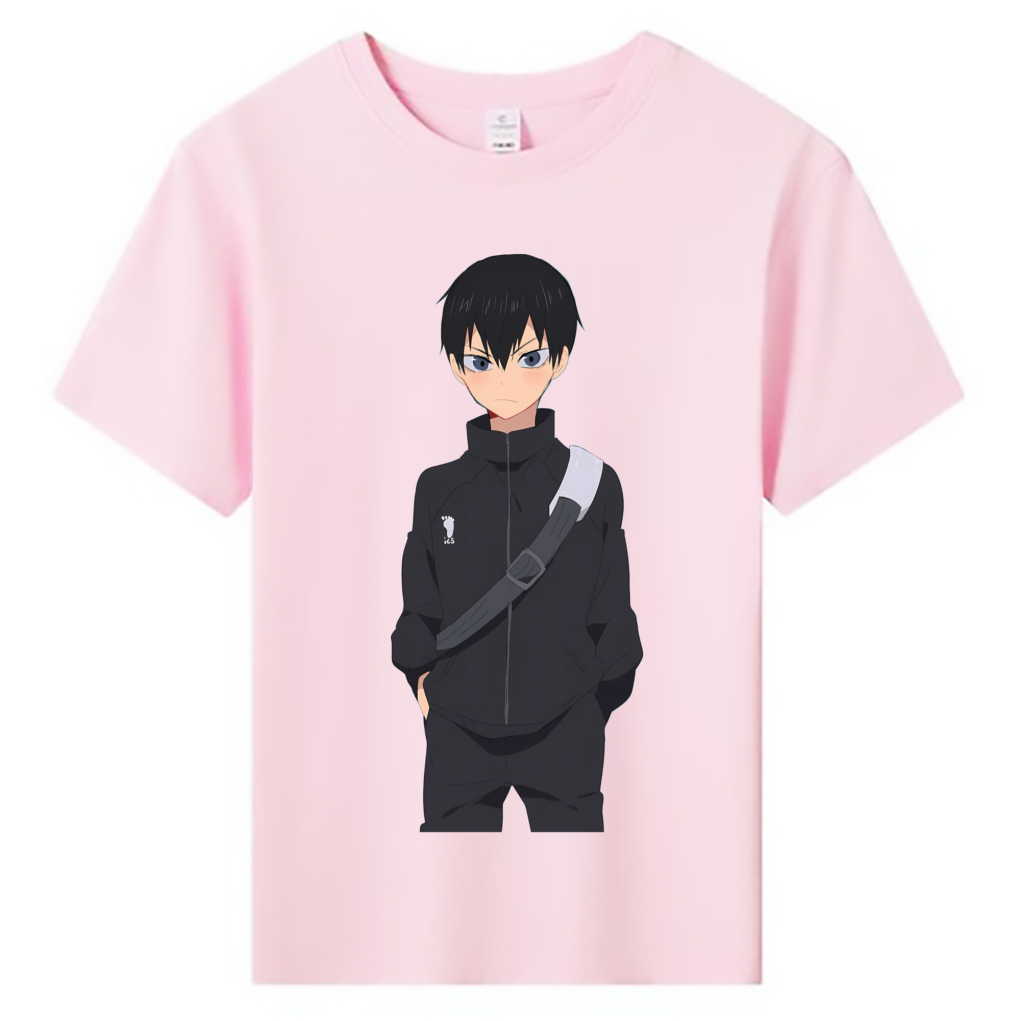 （画像用） ハイキュー!! Haikyu!! 綿100％キッズTシャツ（フロントプリント）