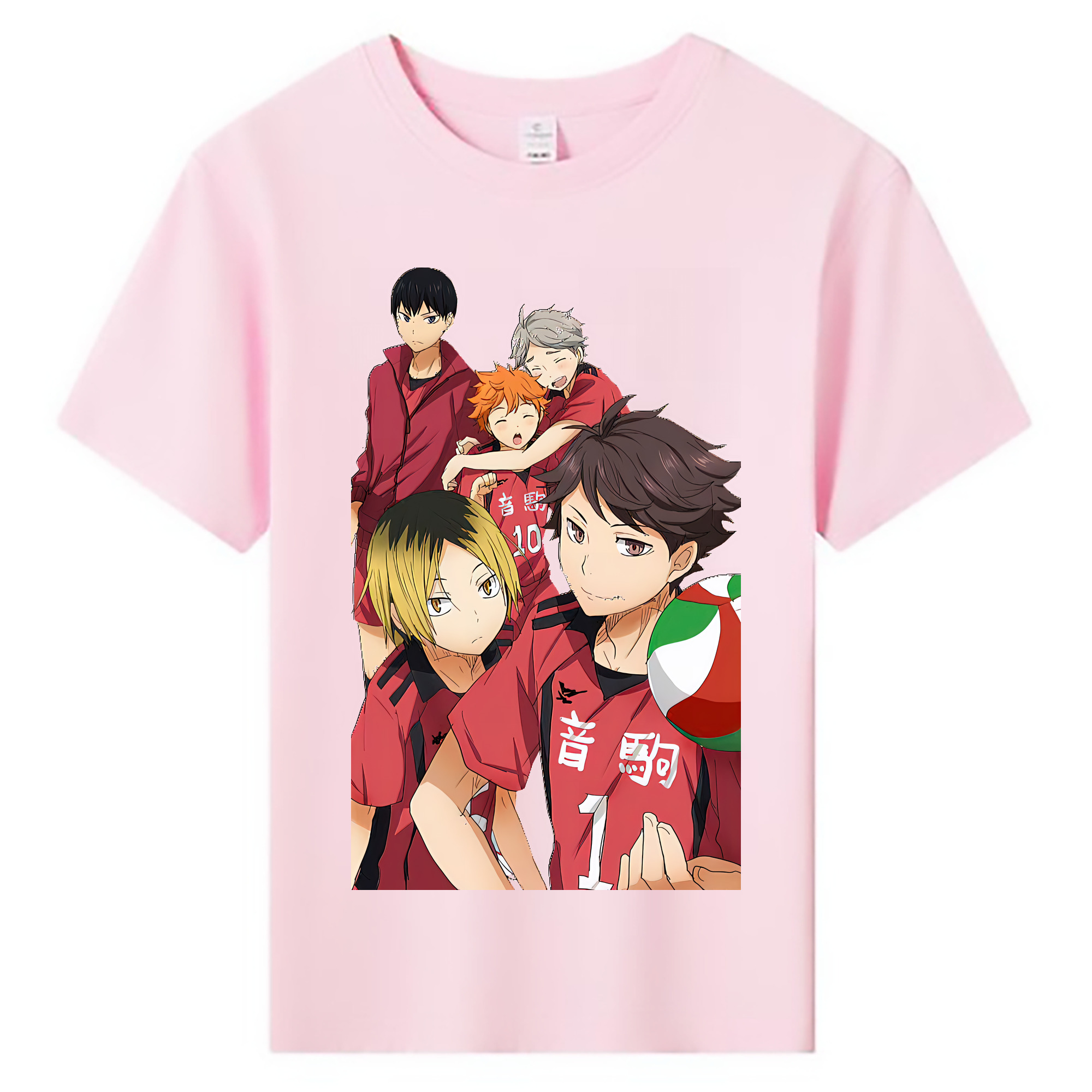 （画像用） ハイキュー!! Haikyu!! 綿100％キッズTシャツ（フロントプリント）