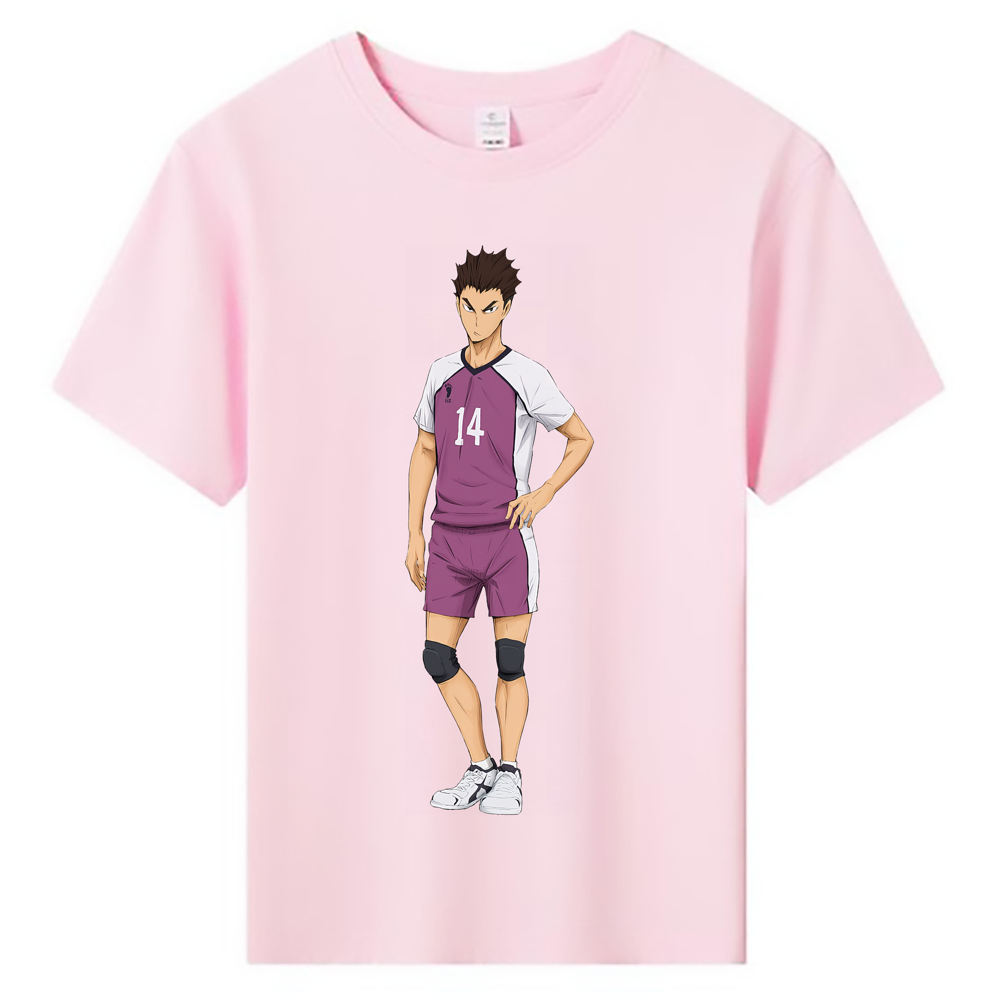 （画像用） ハイキュー!! Haikyu!! 綿100％キッズTシャツ（フロントプリント）