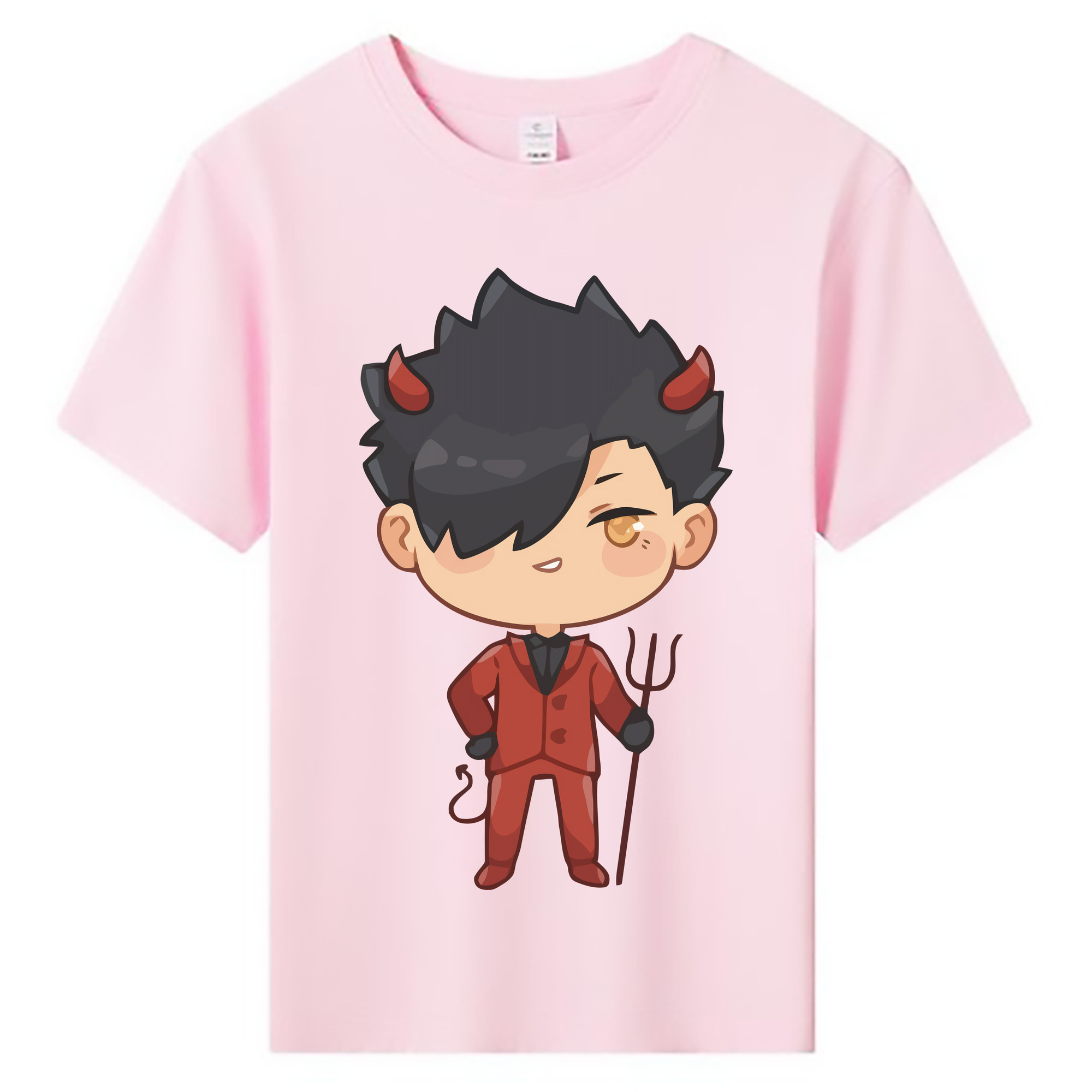 （画像用） ハイキュー!! Haikyu!! 綿100％キッズTシャツ（フロントプリント）
