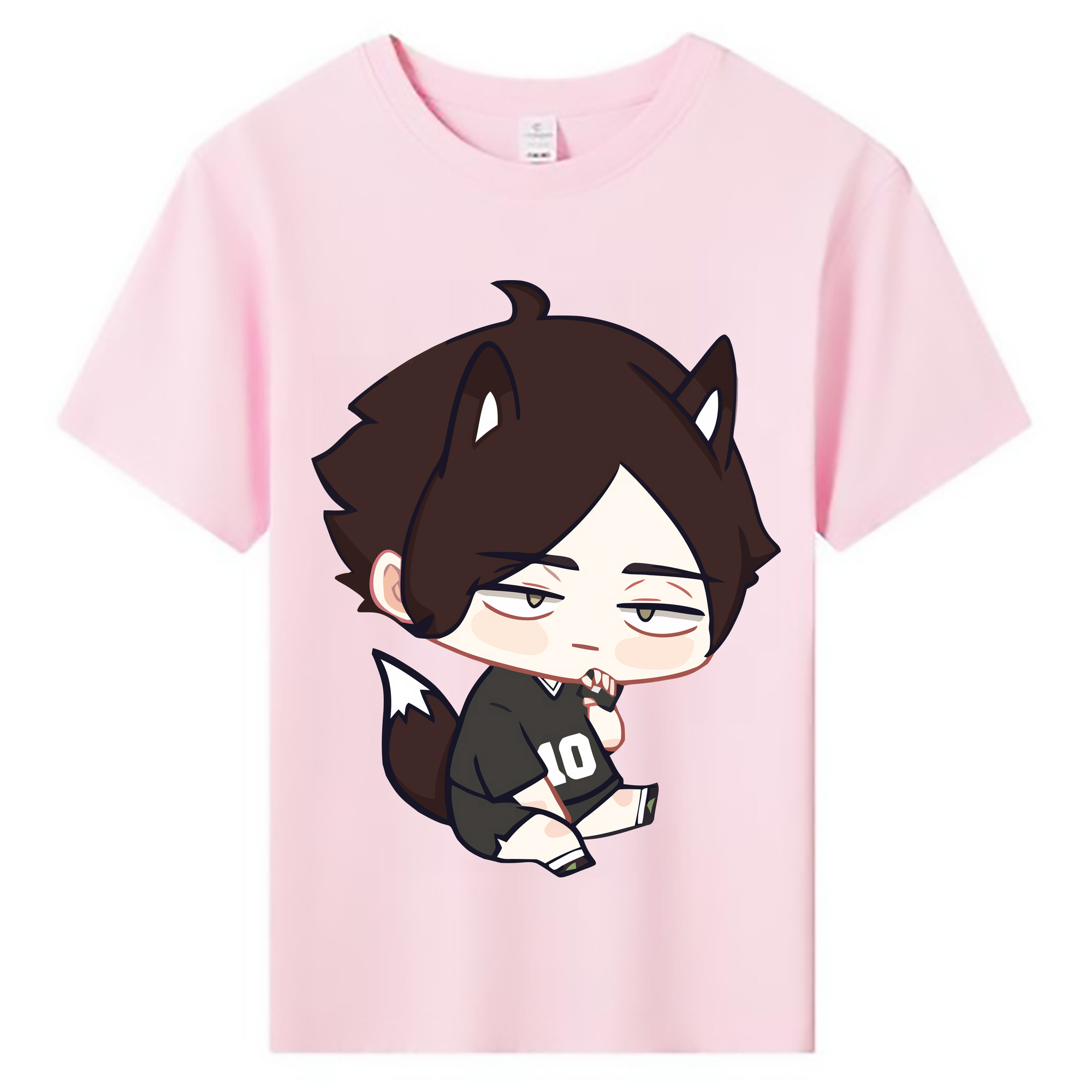 （画像用） ハイキュー!! Haikyu!! 綿100％キッズTシャツ（フロントプリント）