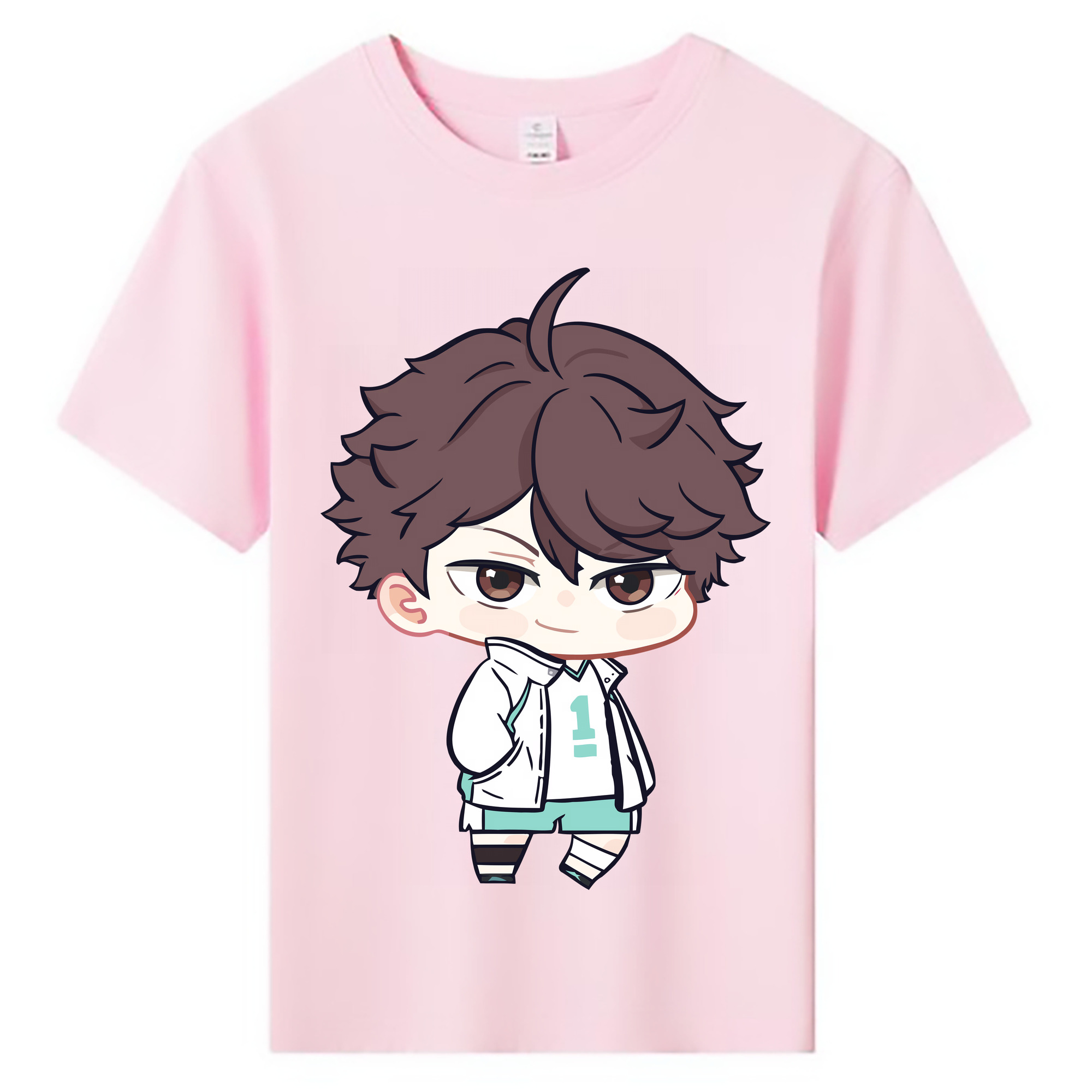（画像用） ハイキュー!! Haikyu!! 綿100％キッズTシャツ（フロントプリント）