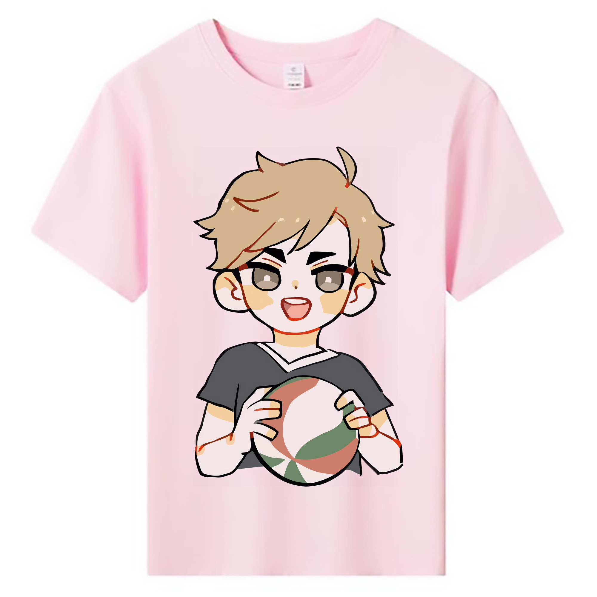 （画像用） ハイキュー!! Haikyu!! 綿100％キッズTシャツ（フロントプリント）