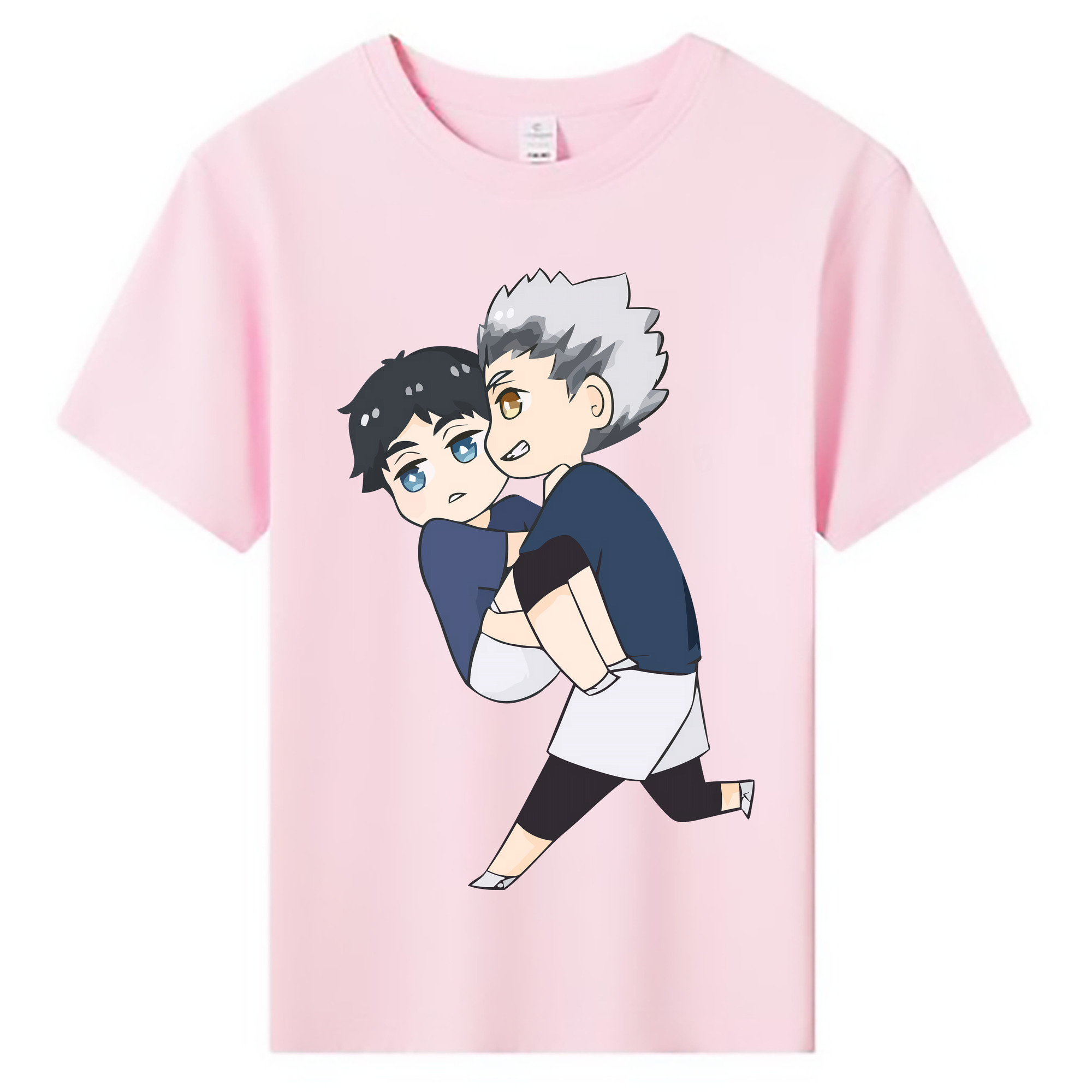 （画像用） ハイキュー!! Haikyu!! 綿100％キッズTシャツ（フロントプリント）