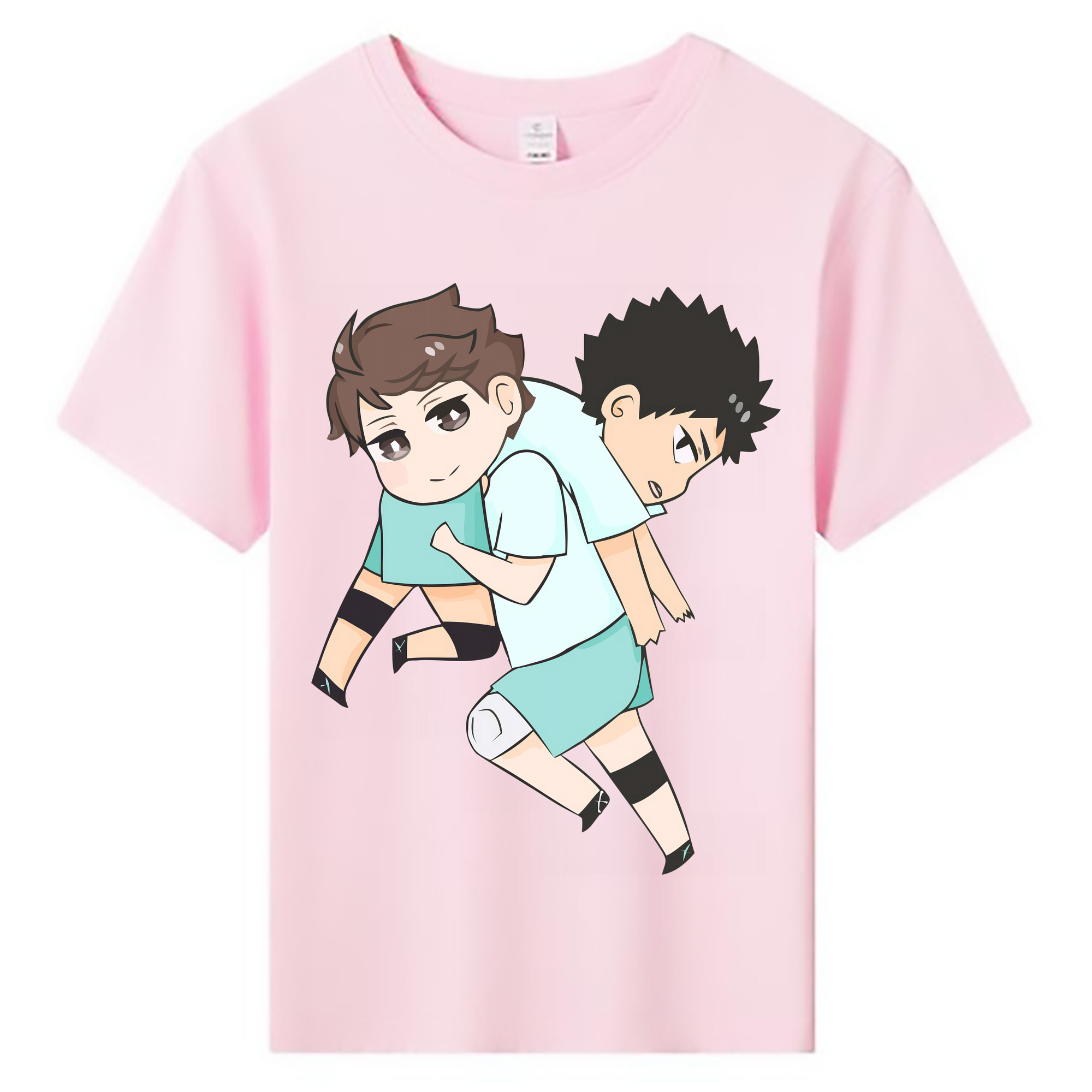 （画像用） ハイキュー!! Haikyu!! 綿100％キッズTシャツ（フロントプリント）