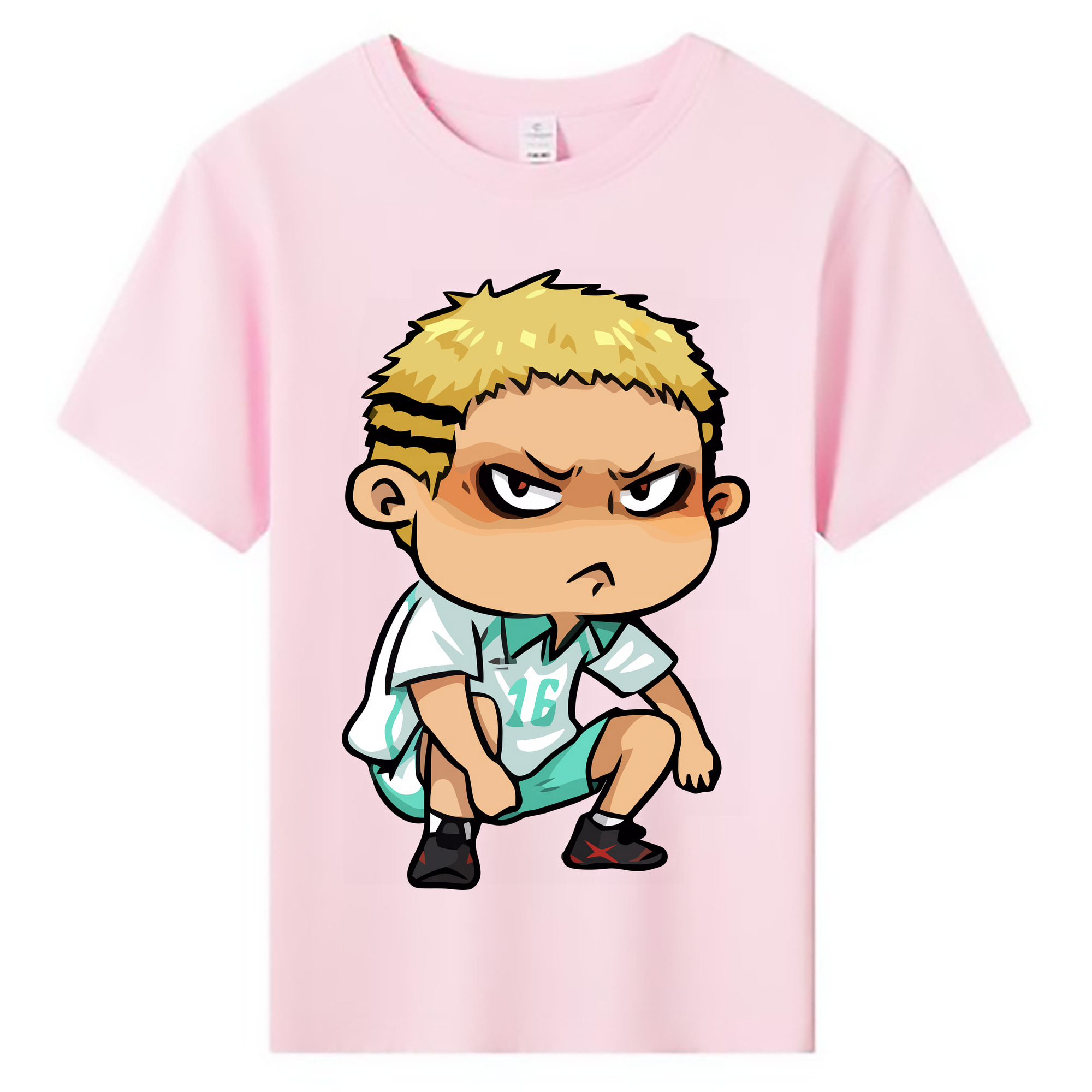 （画像用） ハイキュー!! Haikyu!! 綿100％キッズTシャツ（フロントプリント）