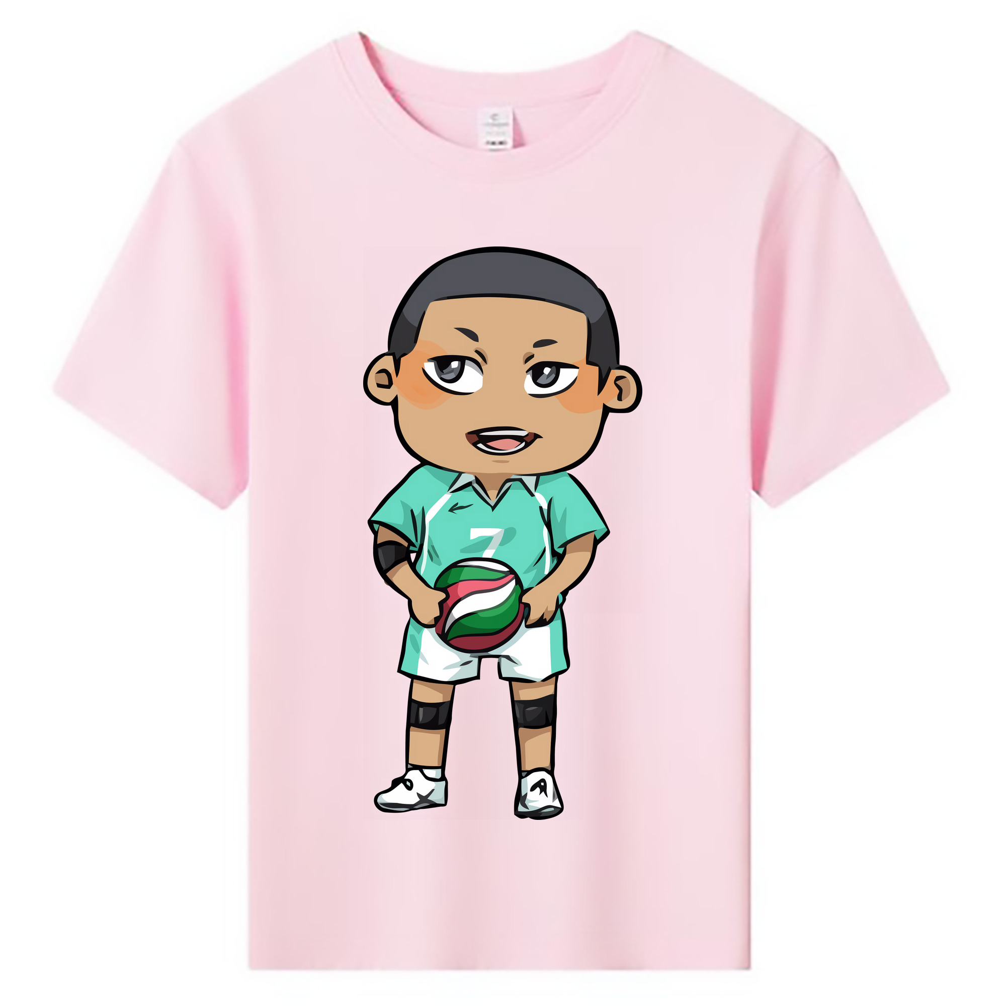 （画像用） ハイキュー!! Haikyu!! 綿100％キッズTシャツ（フロントプリント）