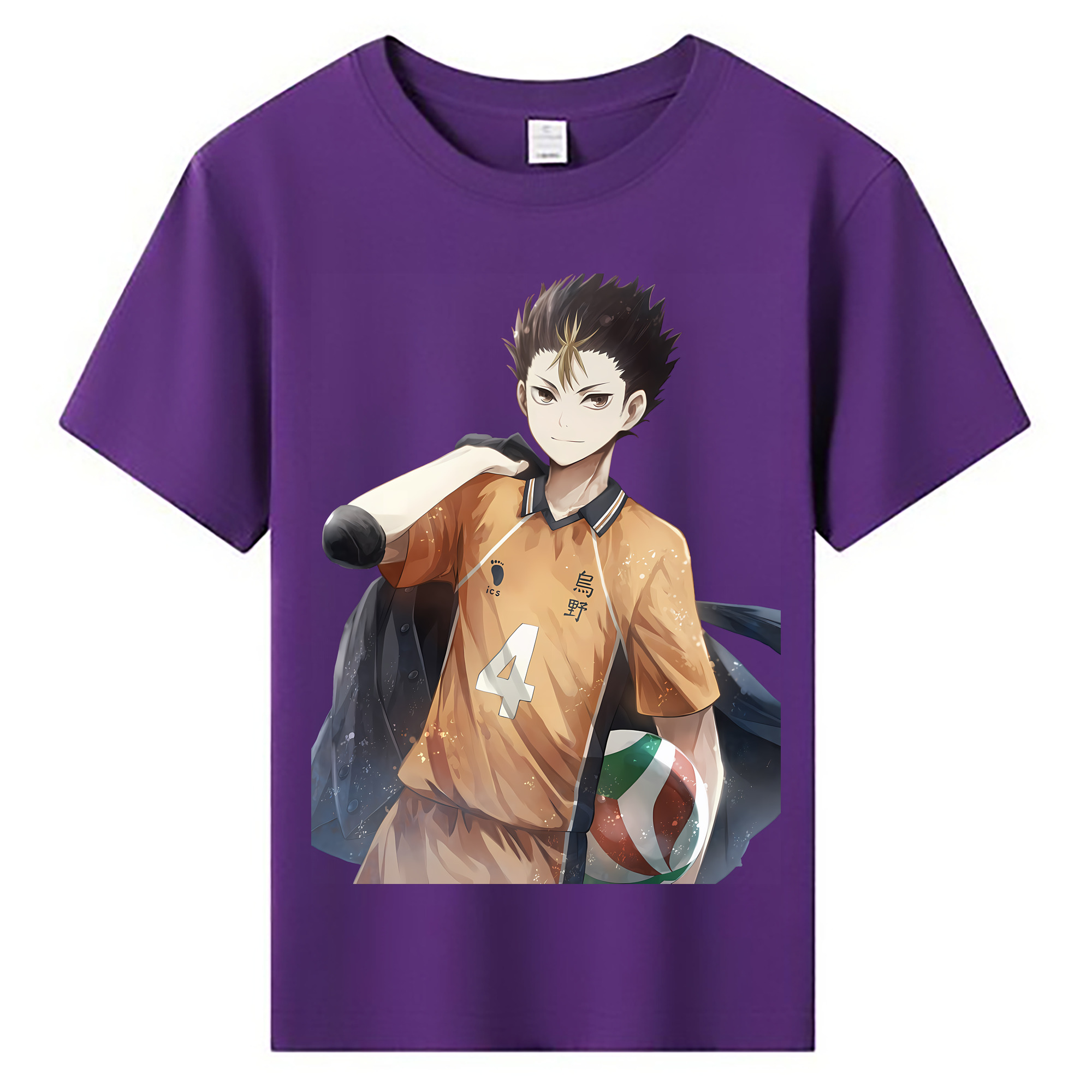 （画像用） ハイキュー!! Haikyu!! 綿100％キッズTシャツ（フロントプリント）