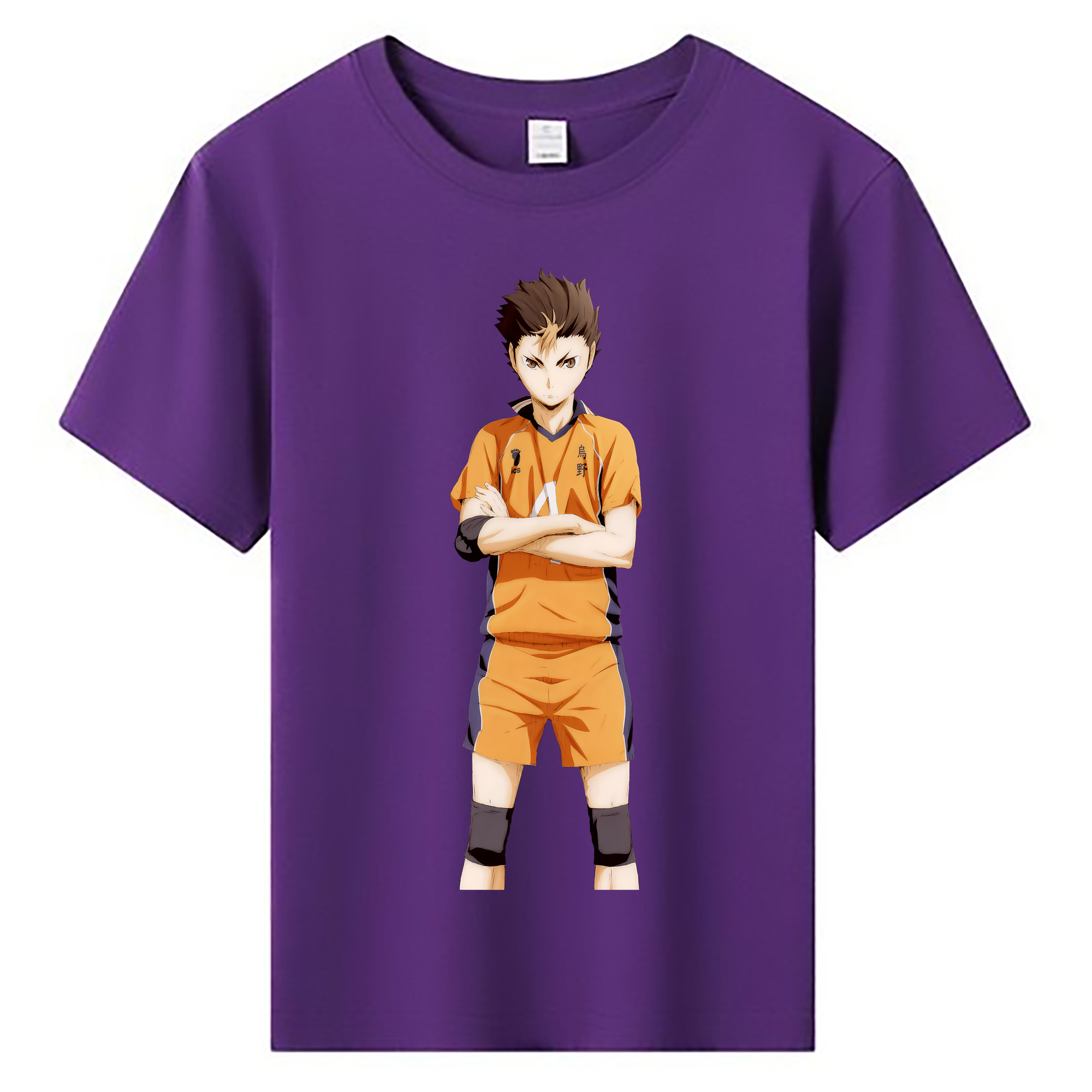 （画像用） ハイキュー!! Haikyu!! 綿100％キッズTシャツ（フロントプリント）