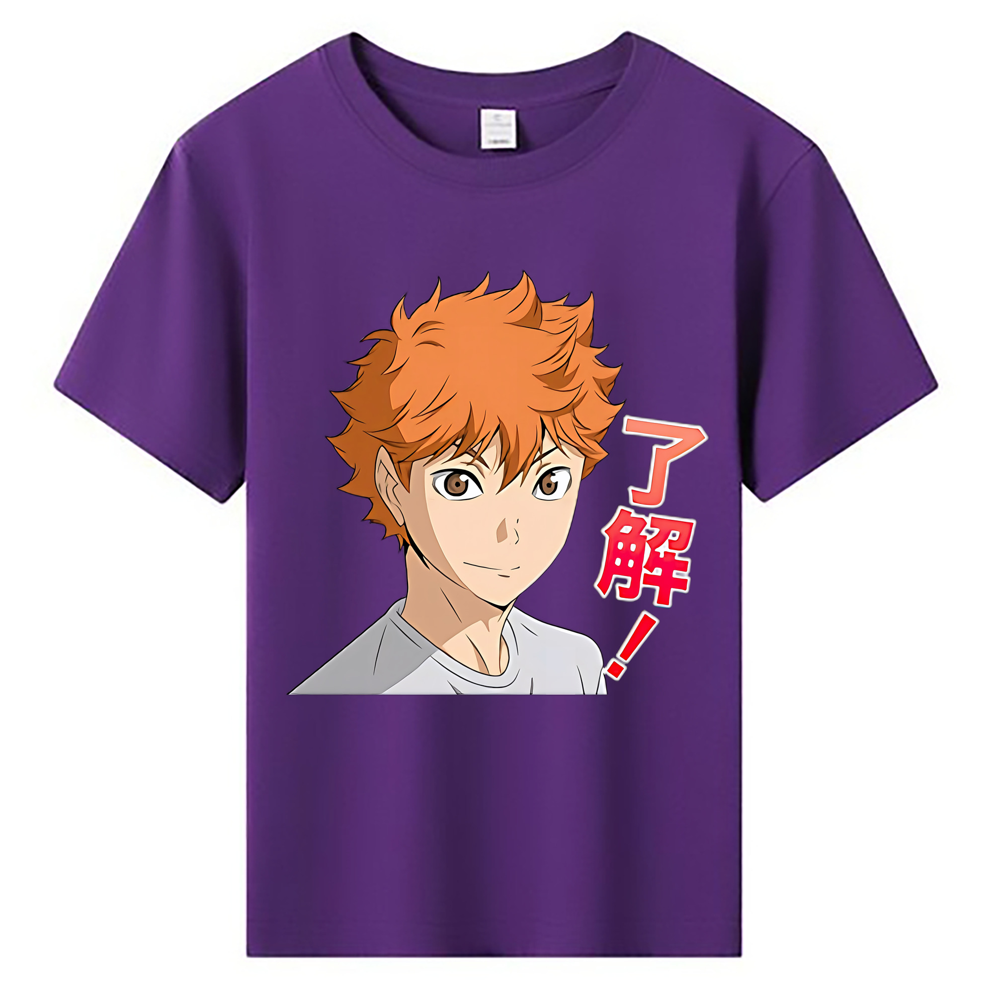 （画像用） ハイキュー!! Haikyu!! 綿100％キッズTシャツ（フロントプリント）
