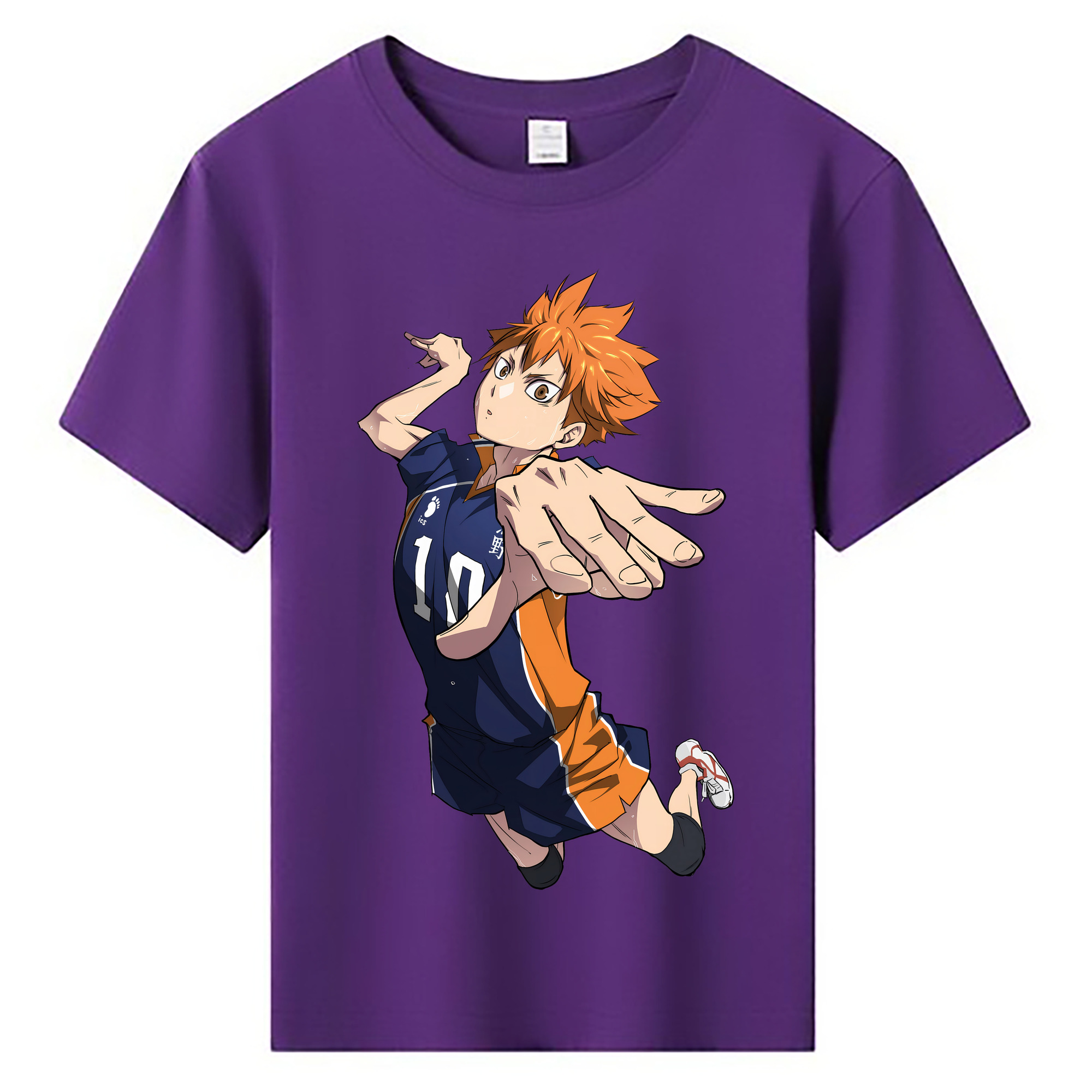 （画像用） ハイキュー!! Haikyu!! 綿100％キッズTシャツ（フロントプリント）