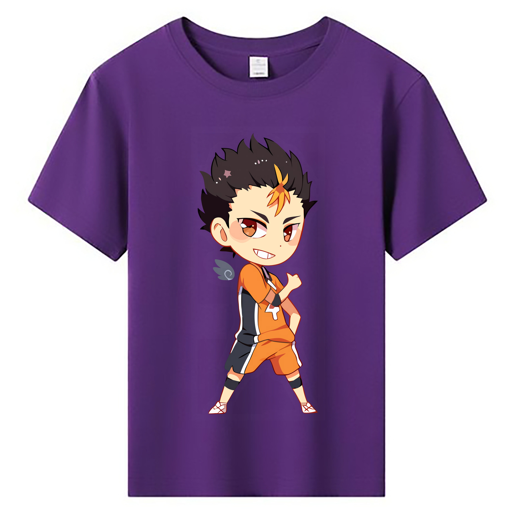 （画像用） ハイキュー!! Haikyu!! 綿100％キッズTシャツ（フロントプリント）