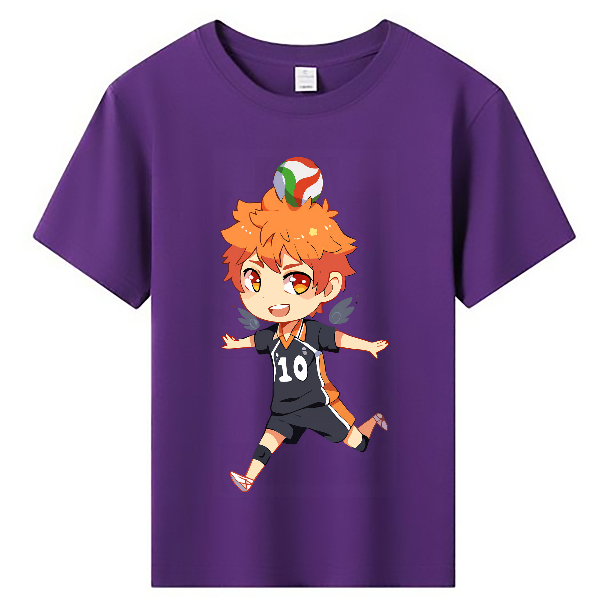 （画像用） ハイキュー!! Haikyu!! 綿100％キッズTシャツ（フロントプリント）
