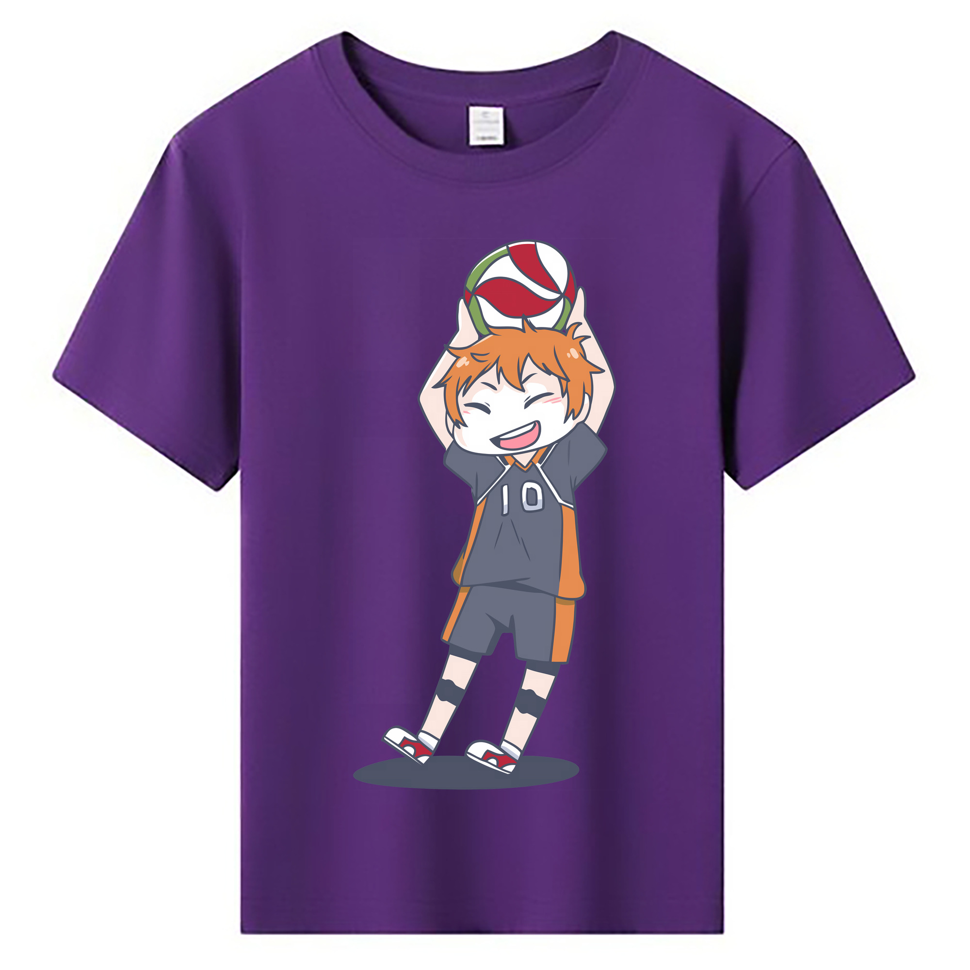 （画像用） ハイキュー!! Haikyu!! 綿100％キッズTシャツ（フロントプリント）