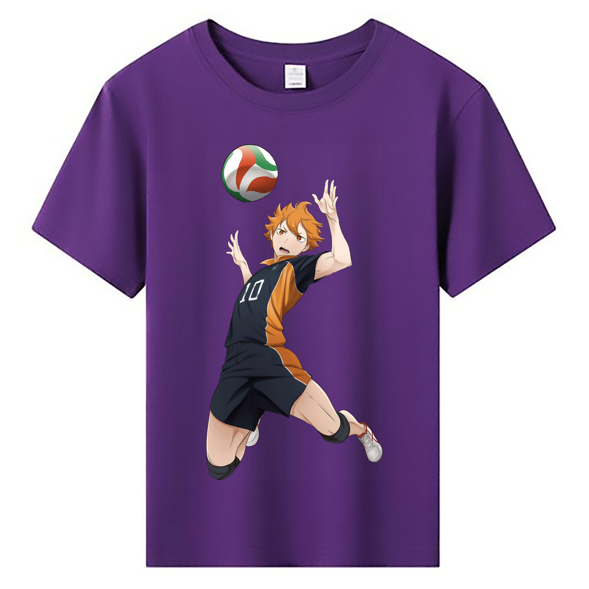 （画像用） ハイキュー!! Haikyu!! 綿100％キッズTシャツ（フロントプリント）