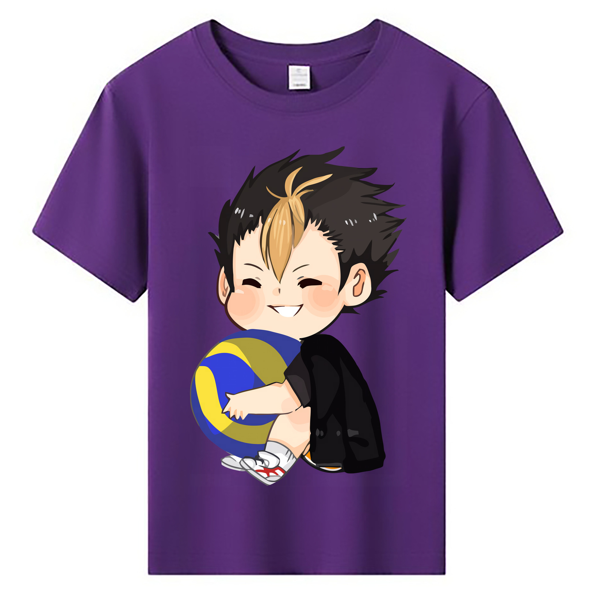 （画像用） ハイキュー!! Haikyu!! 綿100％キッズTシャツ（フロントプリント）