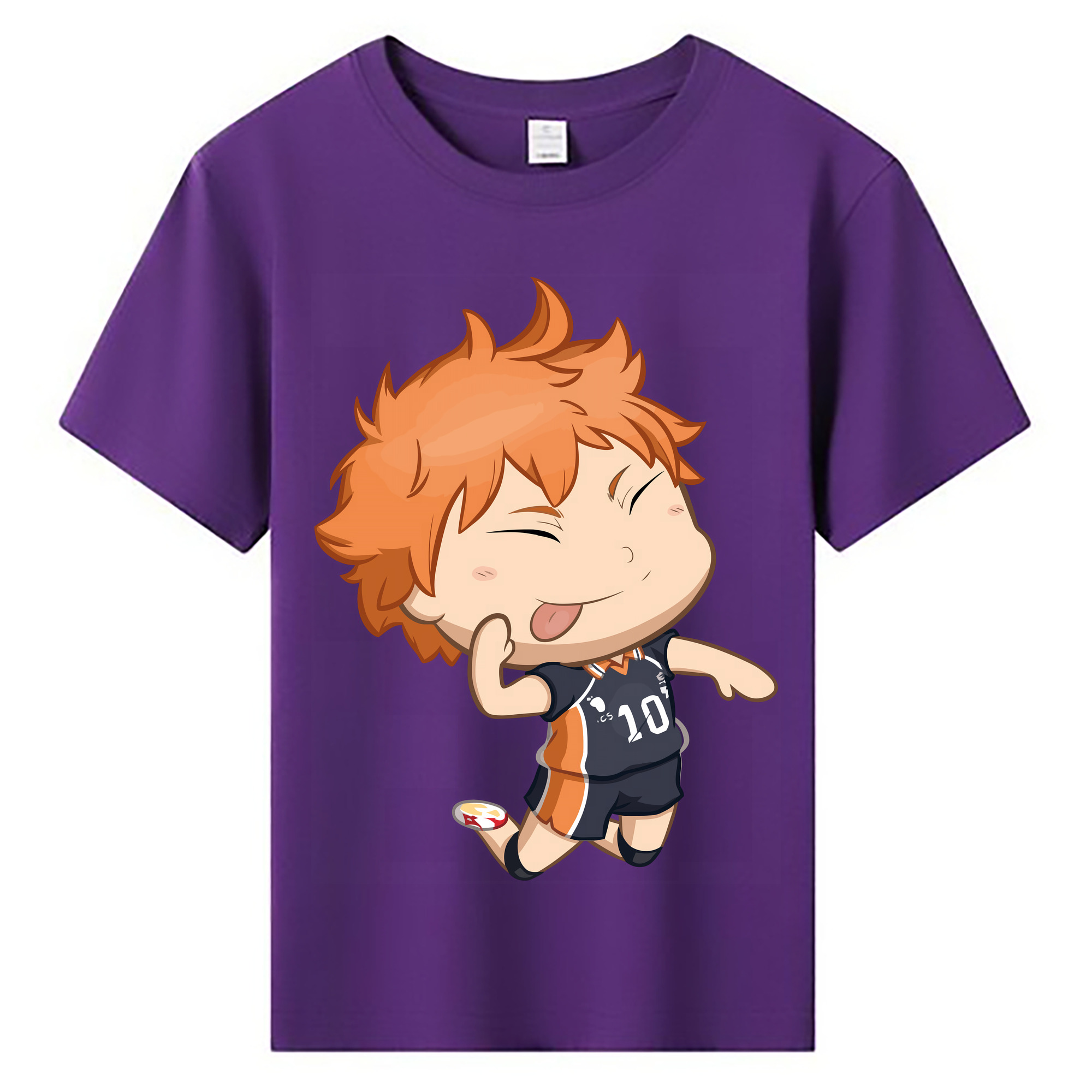 （画像用） ハイキュー!! Haikyu!! 綿100％キッズTシャツ（フロントプリント）