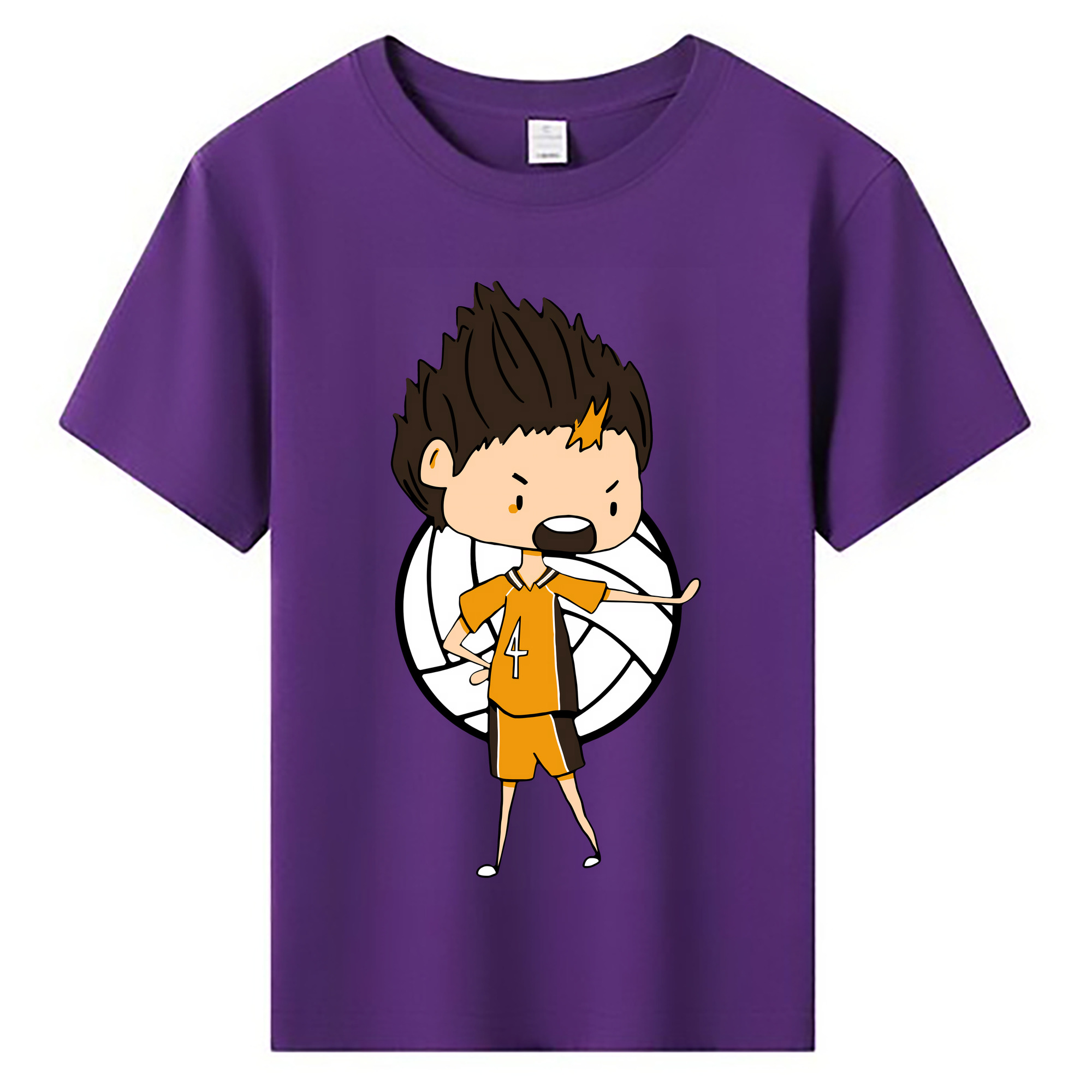 （画像用） ハイキュー!! Haikyu!! 綿100％キッズTシャツ（フロントプリント）