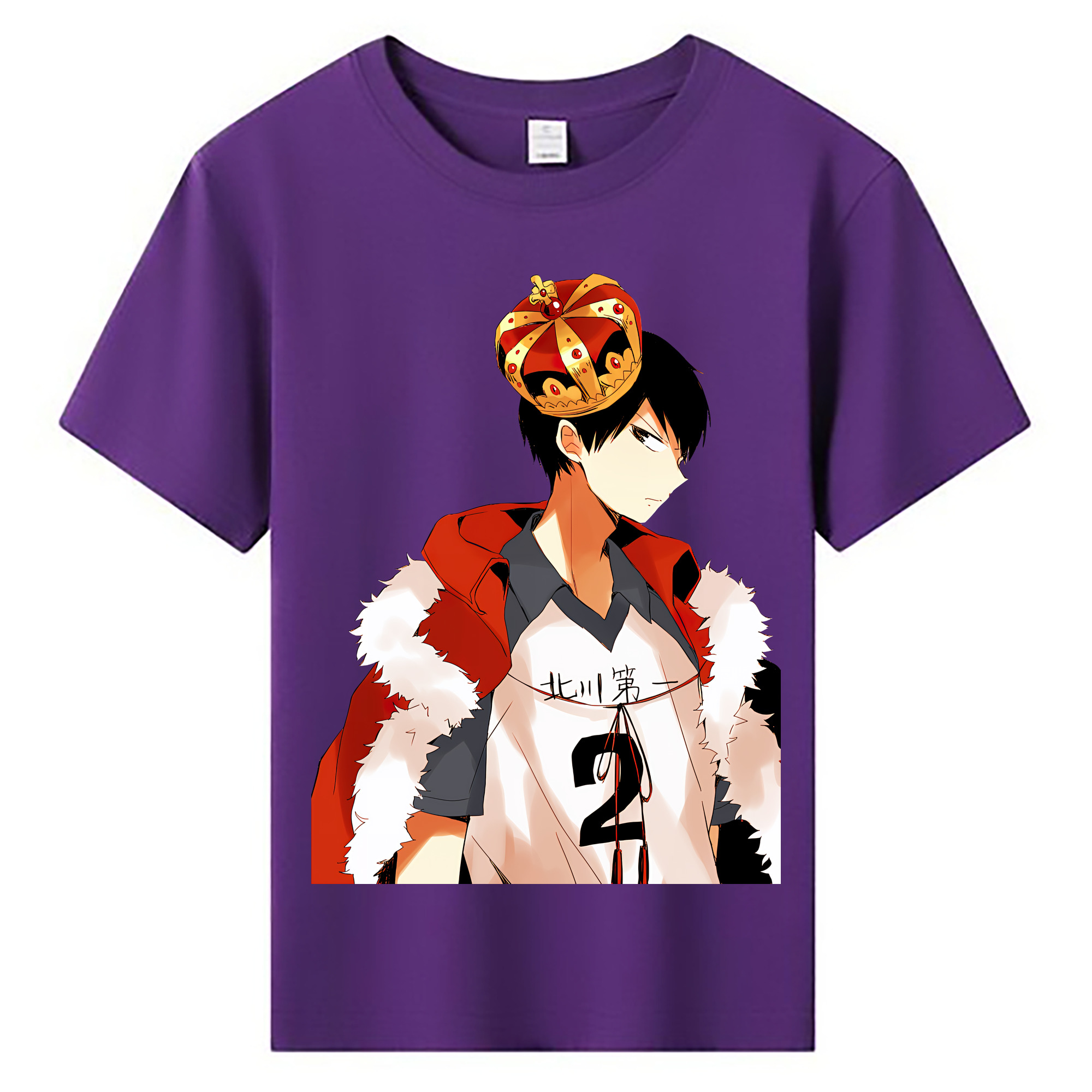 （画像用） ハイキュー!! Haikyu!! 綿100％キッズTシャツ（フロントプリント）